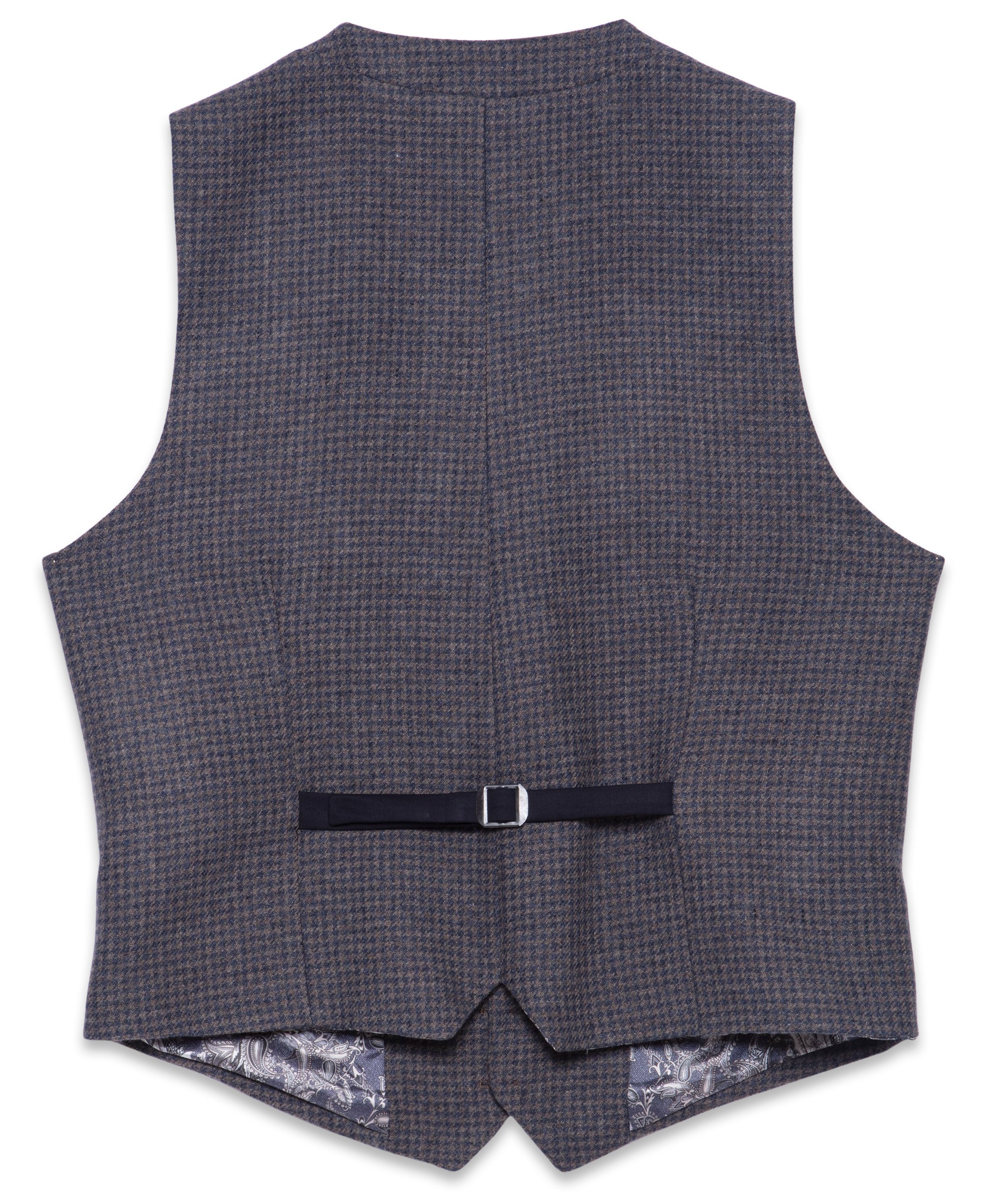 Guide London - Paisley Waistcoat - Taupe/Grey