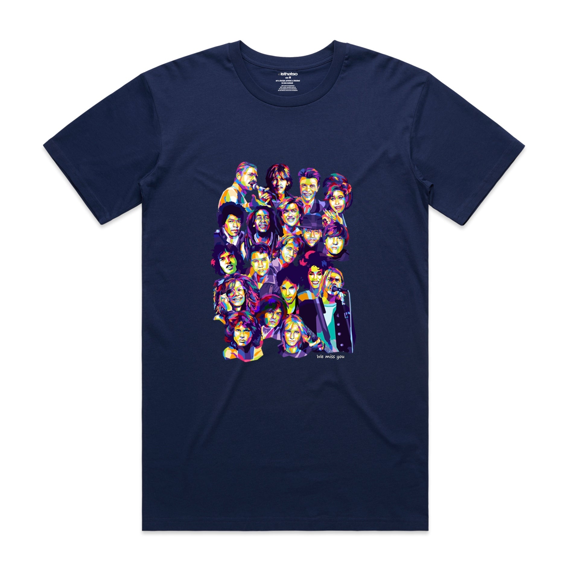 Isthatso - We Miss You SS Tee - Dark Blue