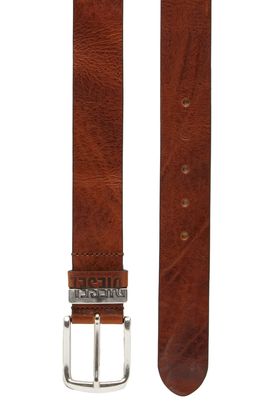 Diesel - B-Visible Leather Belt - Brown