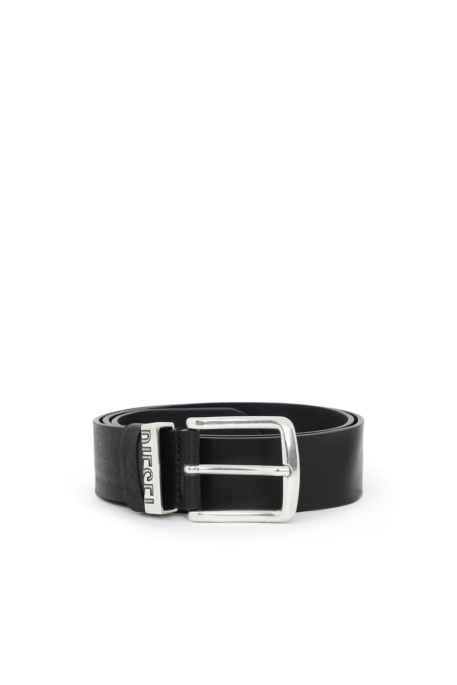 Diesel - B-Visible Leather Belt - Black
