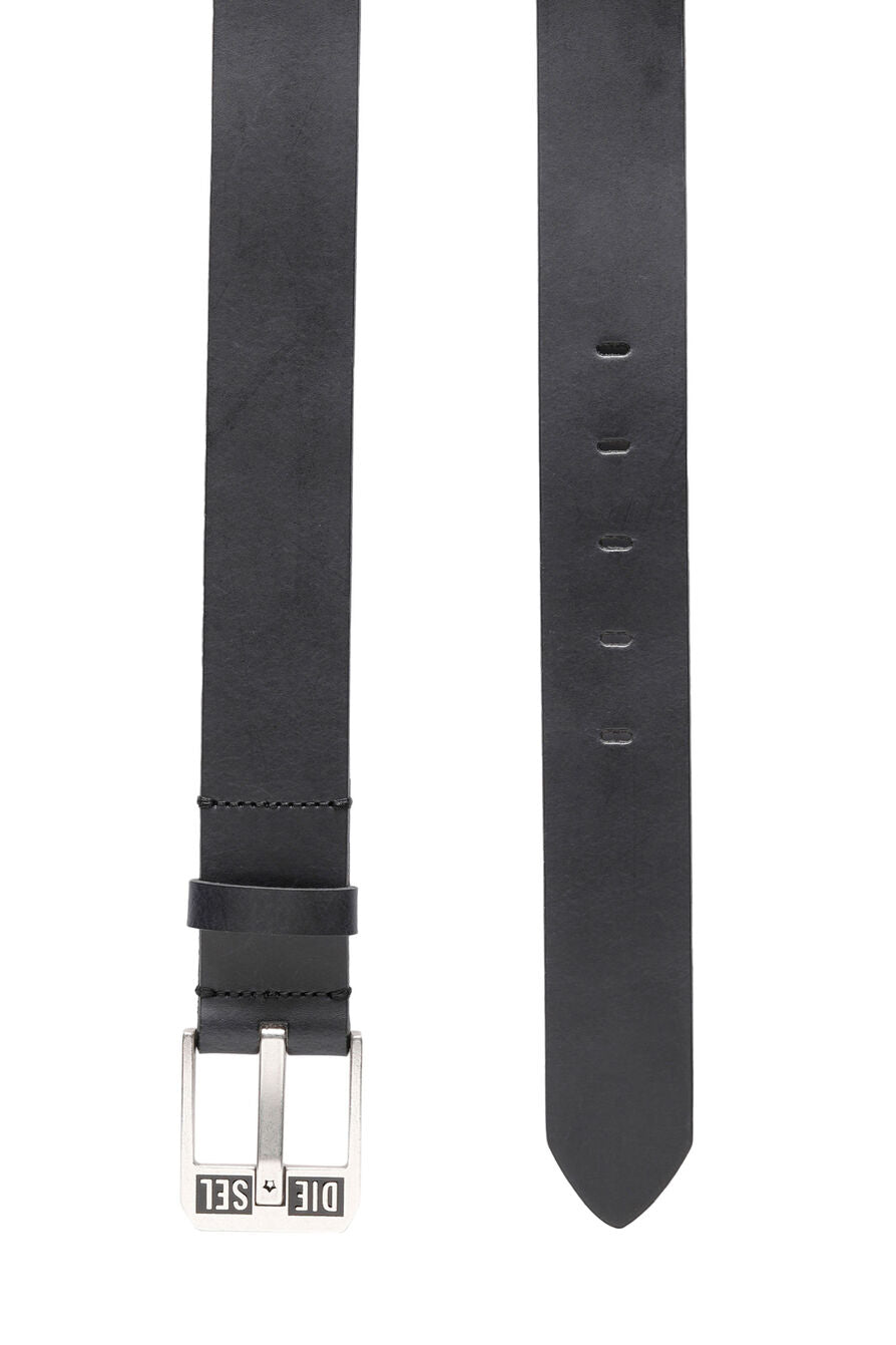 Diesel - Bluestar II Leather Belt - Dark Blue