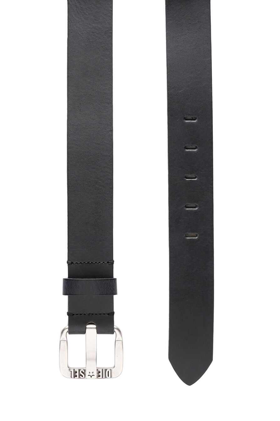 Diesel - B-Star II Leather Belt - Black