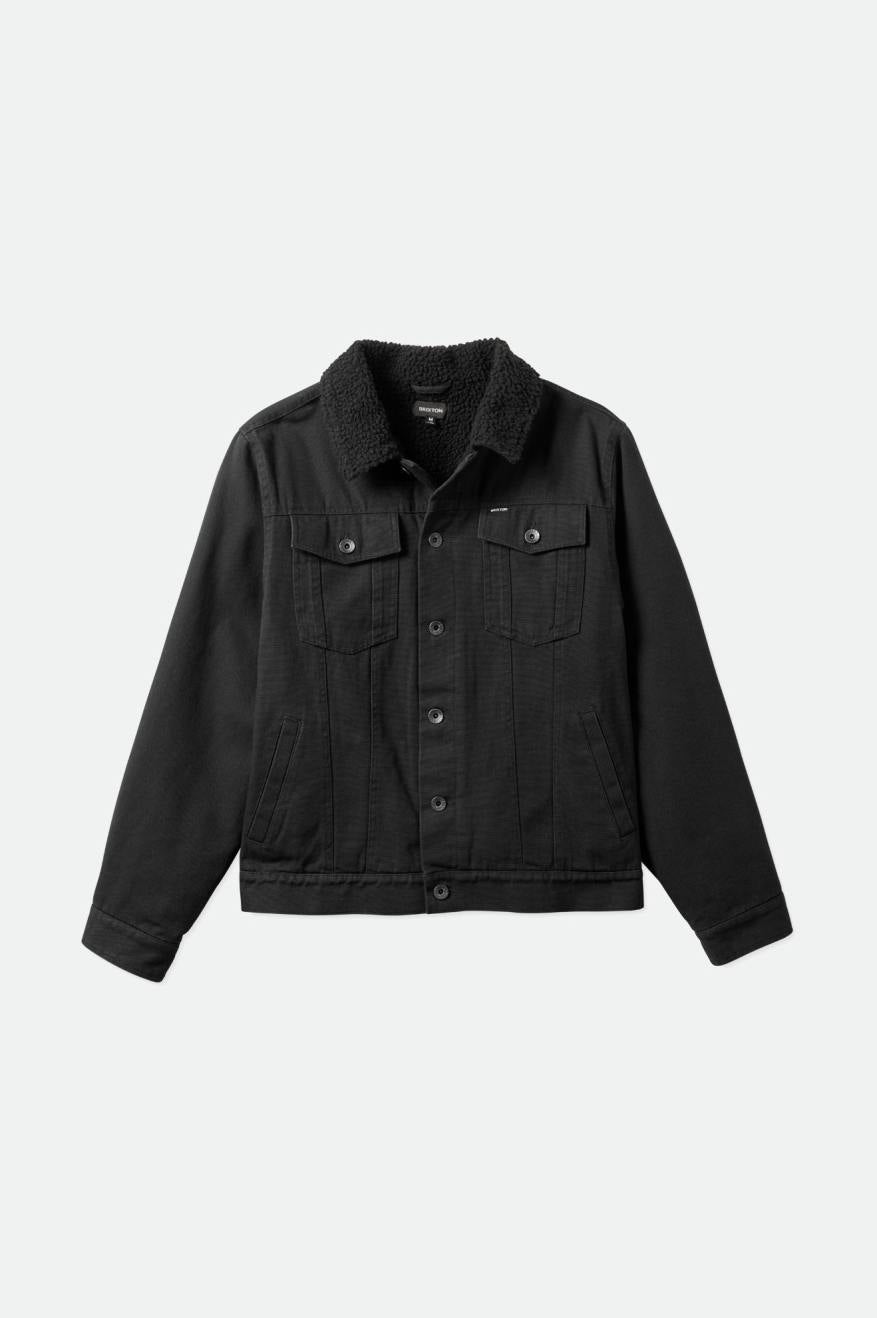 Brixton - Cable Sherpa Lined Trucker Jacket - Black