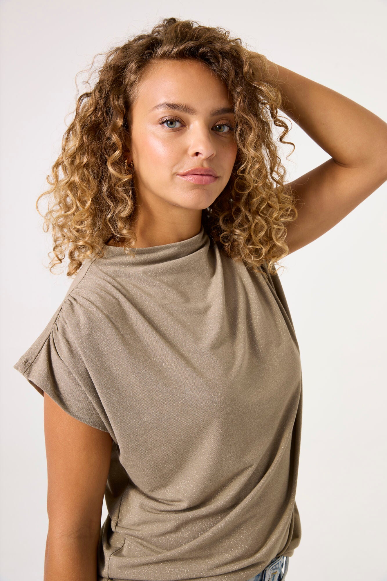 Garcia - Subtle Glitter Tee - Summer Olive