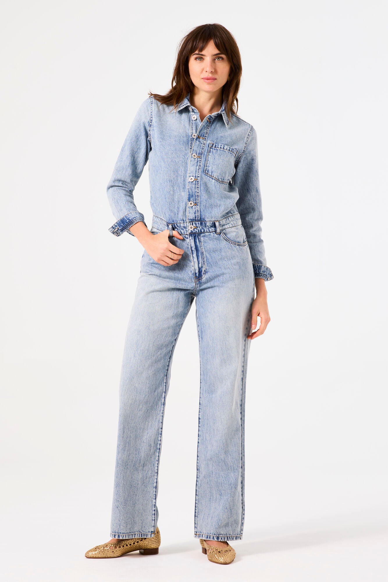 Garcia - Denim Jumpsuit - Medium Used