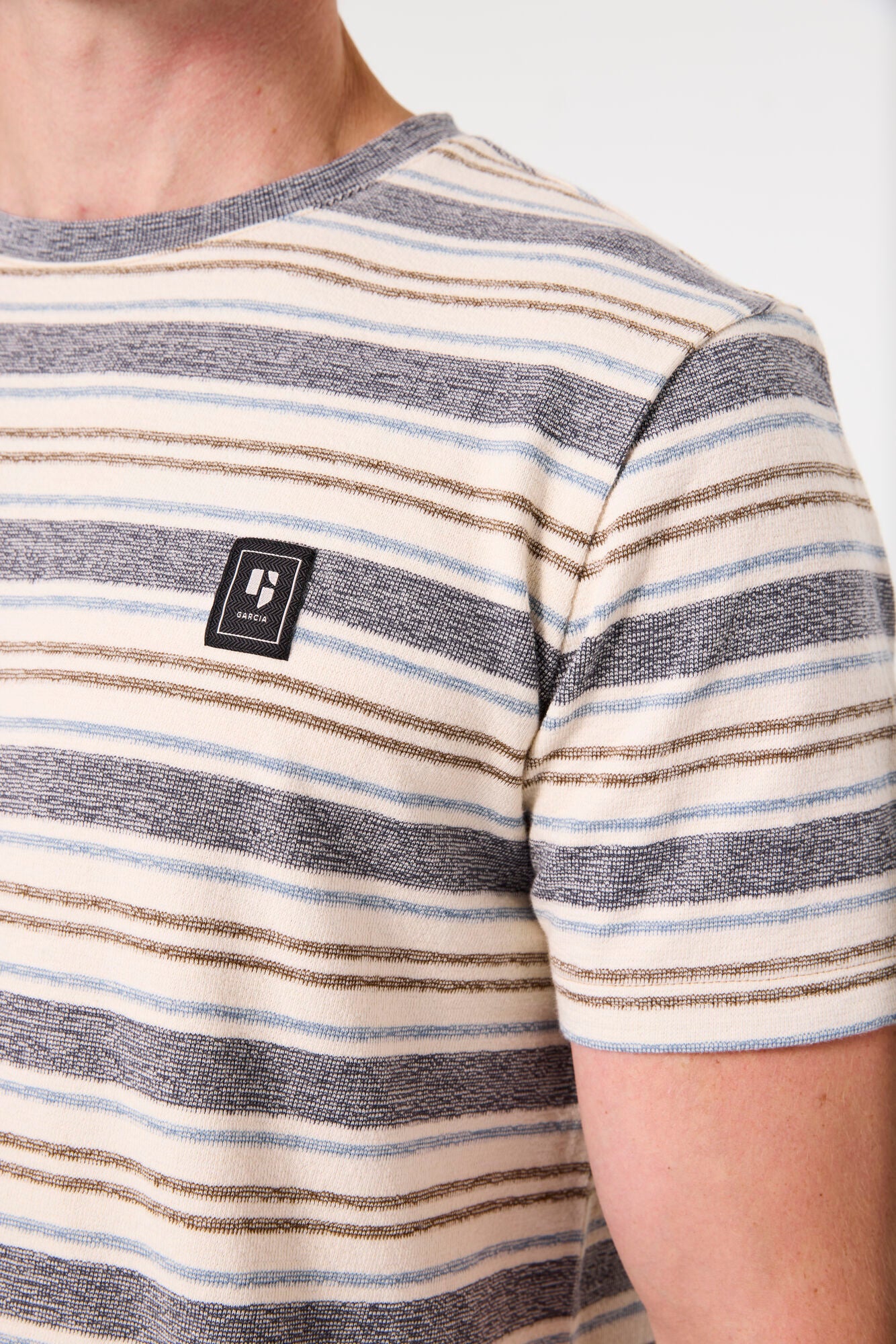 Garcia - Striped Tee - Slate