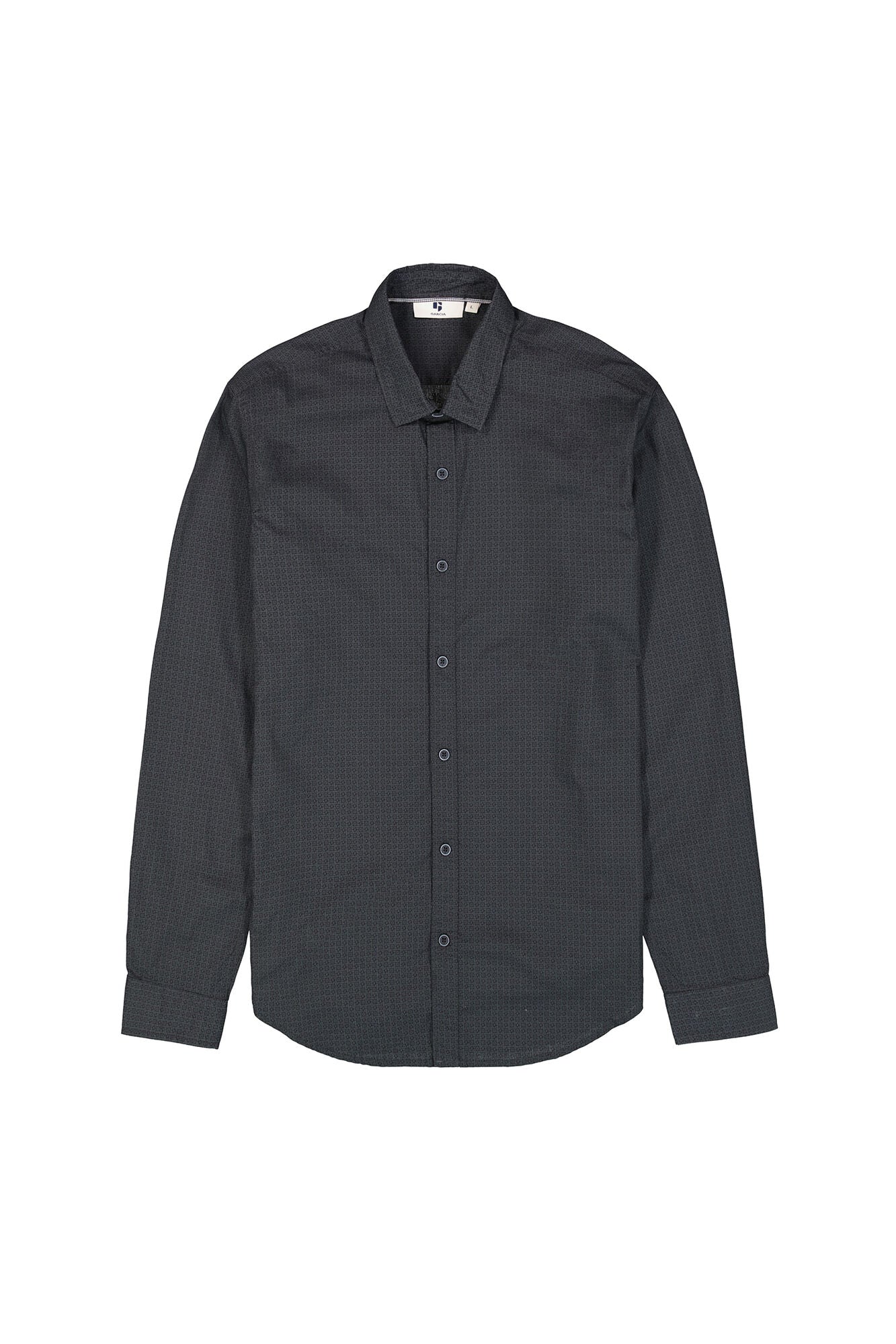 Garcia - Mini Print LS Shirt - Slate