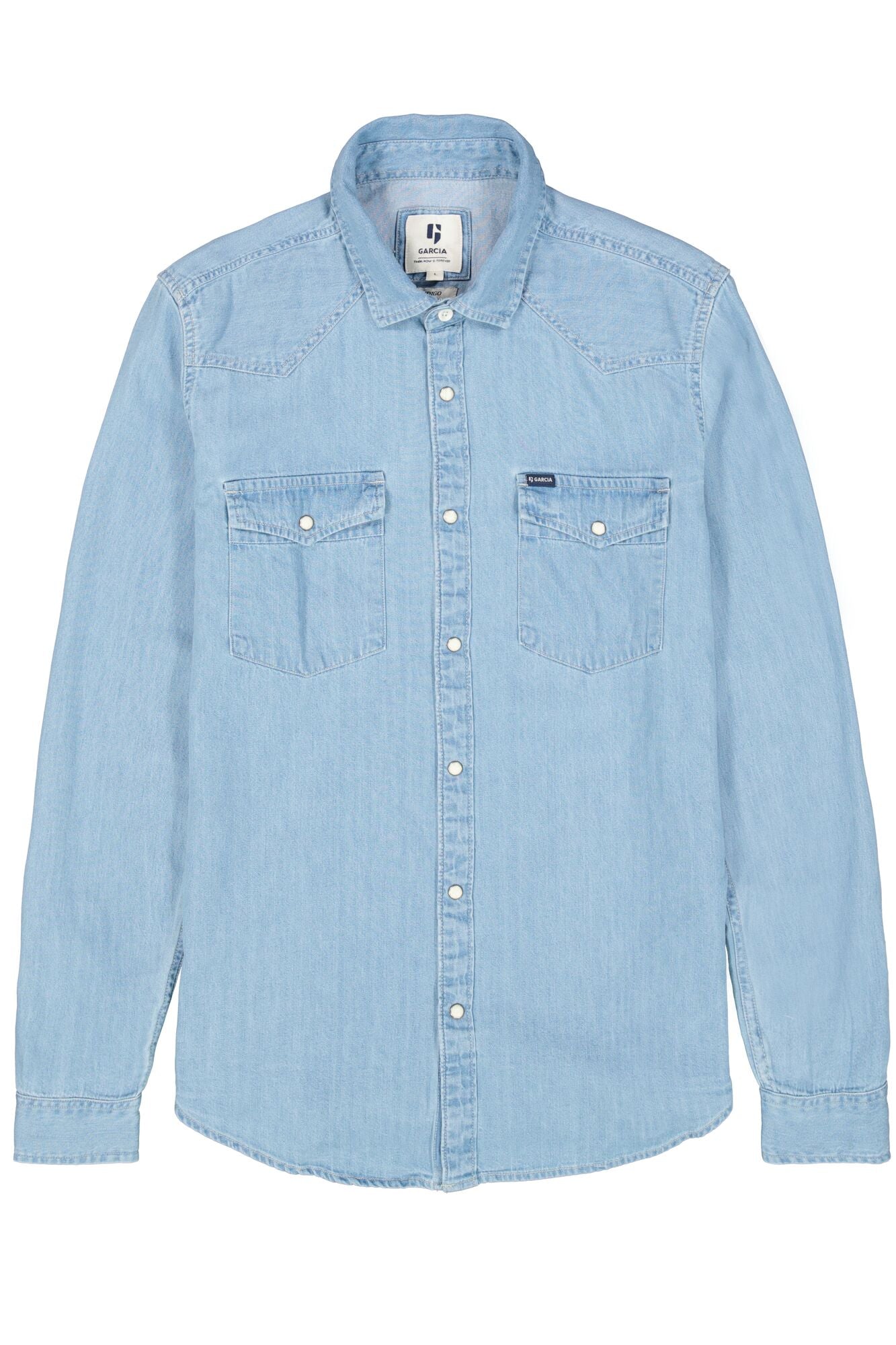 Garcia - Western Denim LS Shirt - Light Used