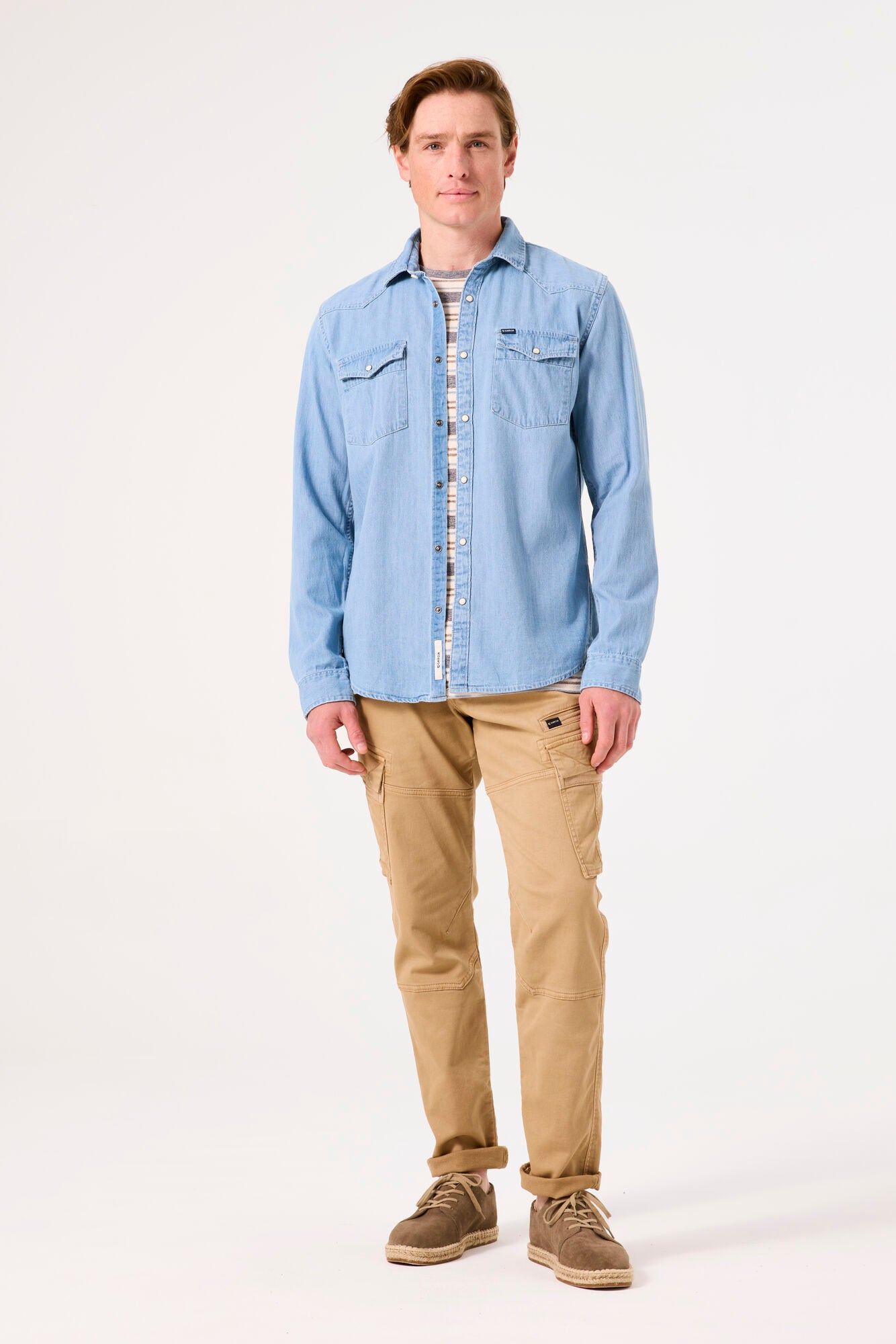 Garcia - Western Denim LS Shirt - Light Used