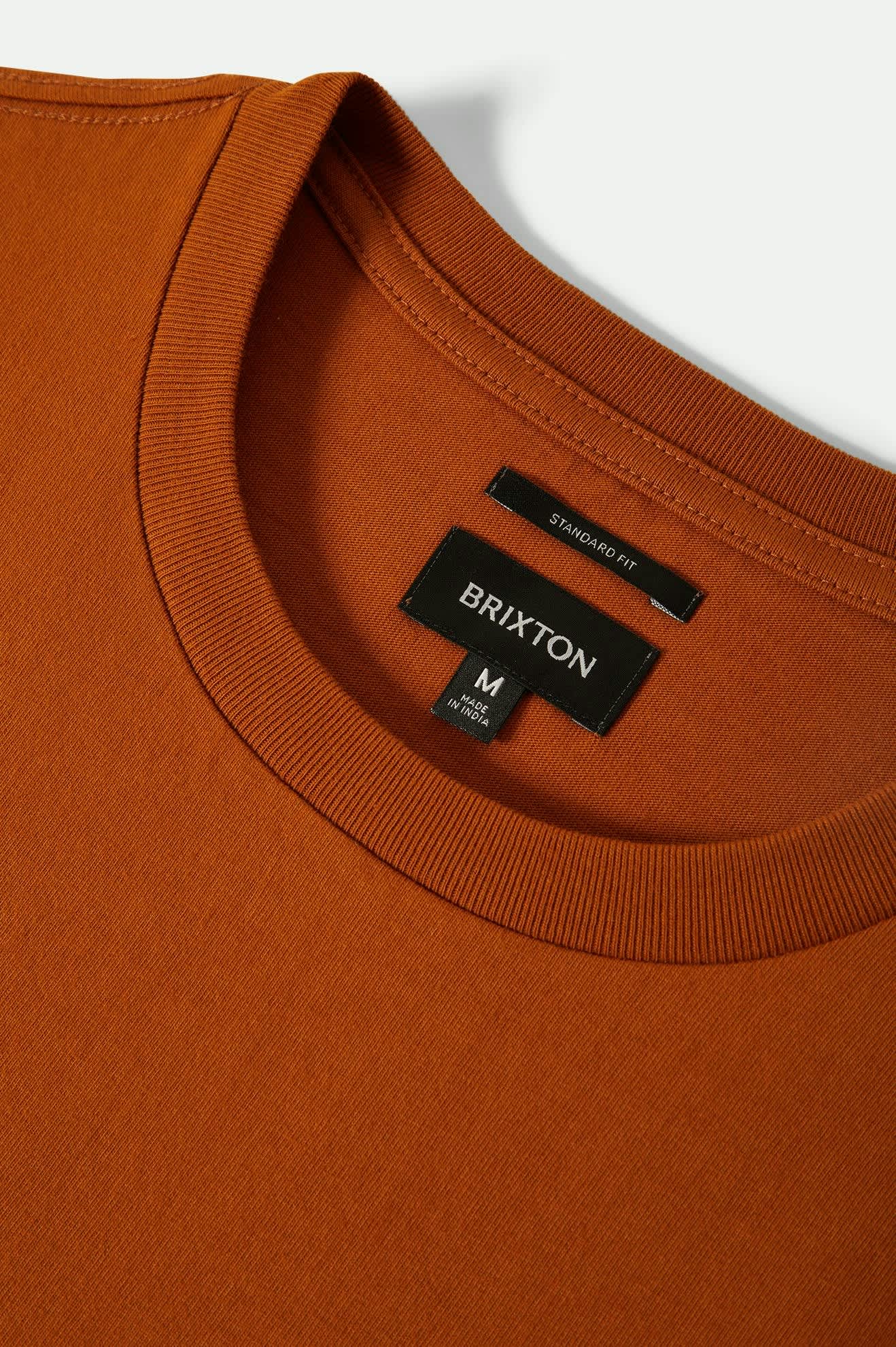 Brixton - Union Heavyweight Boxy Pocket Tee - Rustic Caramel