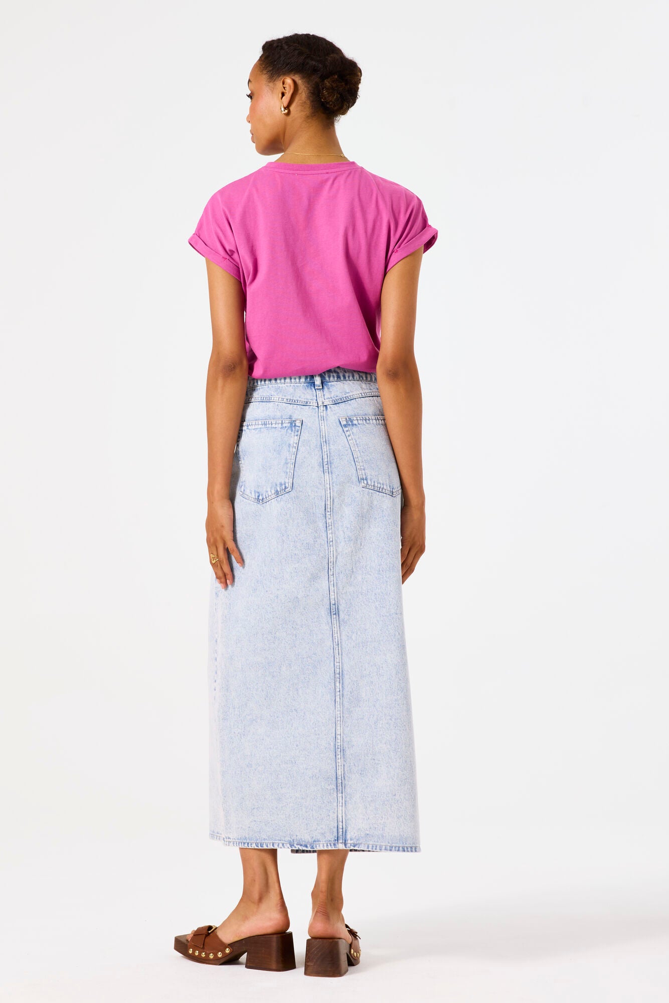 Garcia - Denim Skirt - Bleached Blue