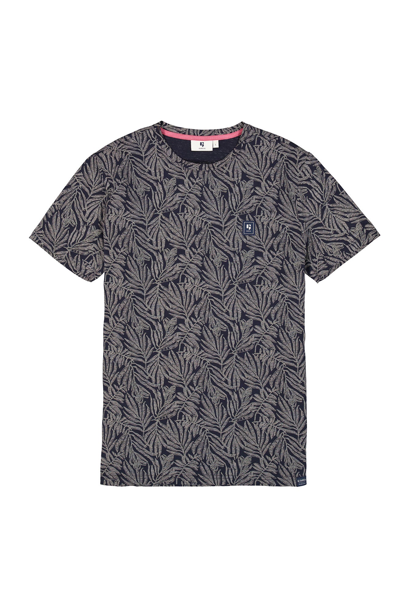 Garcia - Palm Print Tee - Deep Ink