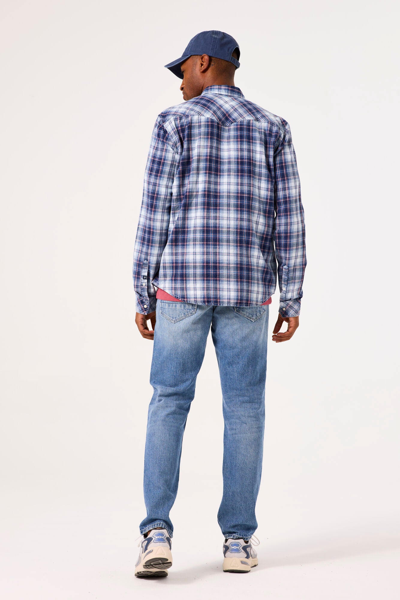 Garcia - Checkered LS Shirt - Indigo