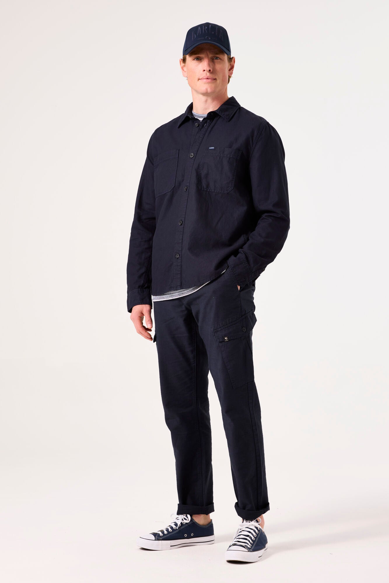 Garcia - Chest Pocket Overshirt - Deep Ink