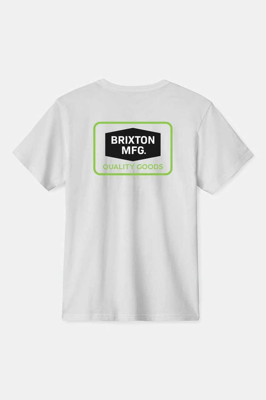 Brixton - Neon Fallbrook SS Standard Tee - White