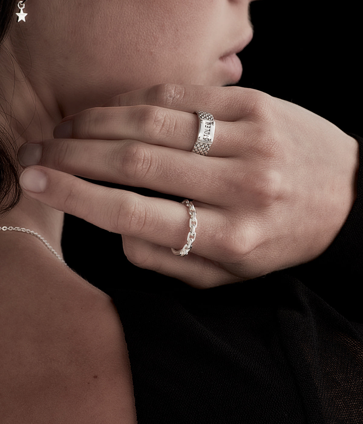 Stolen Girlfriends Club - Chain Ring - Silver