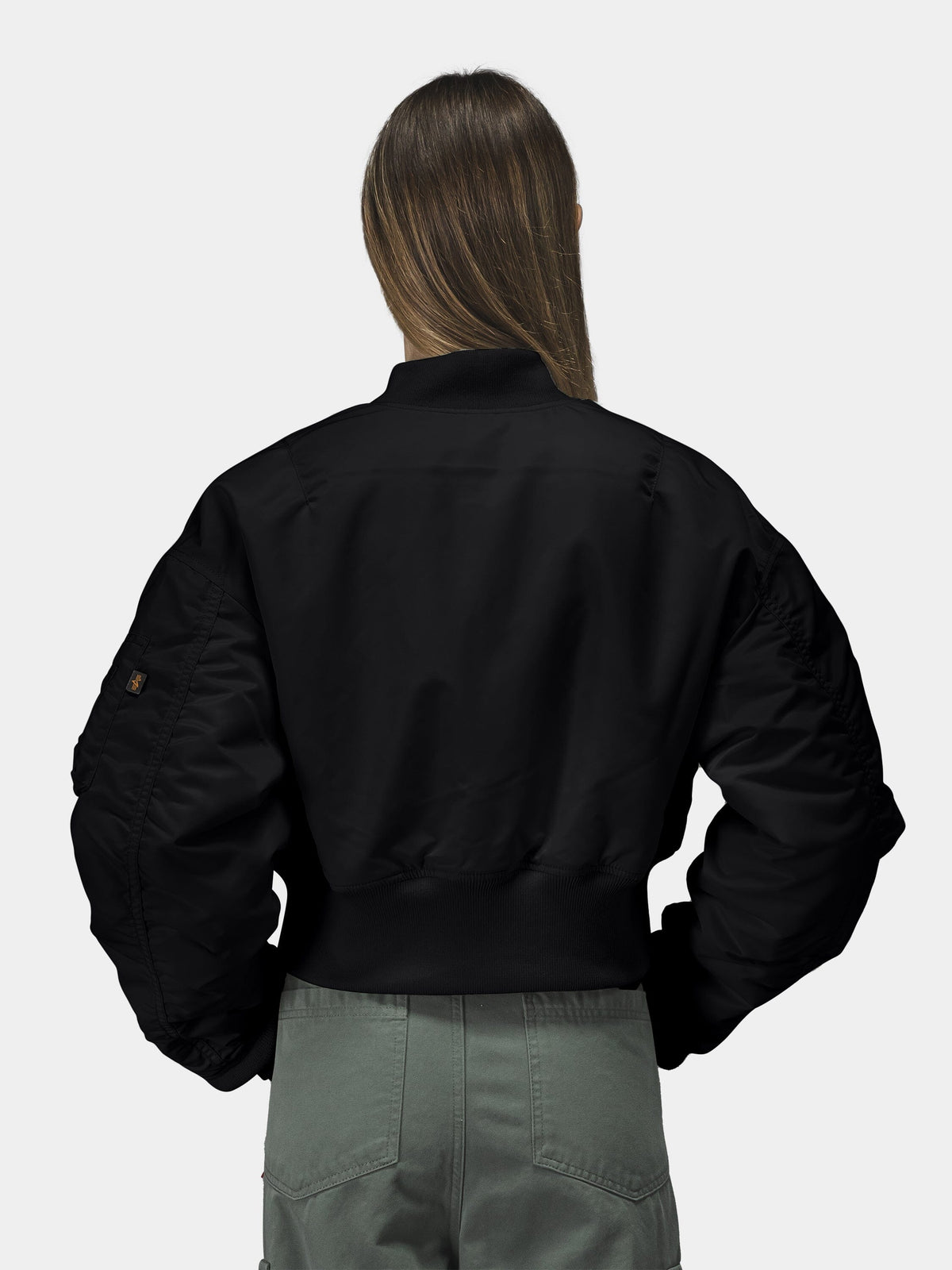 Alpha Ind. - MA-1 Oxford Cropped Flight Jacket - Black