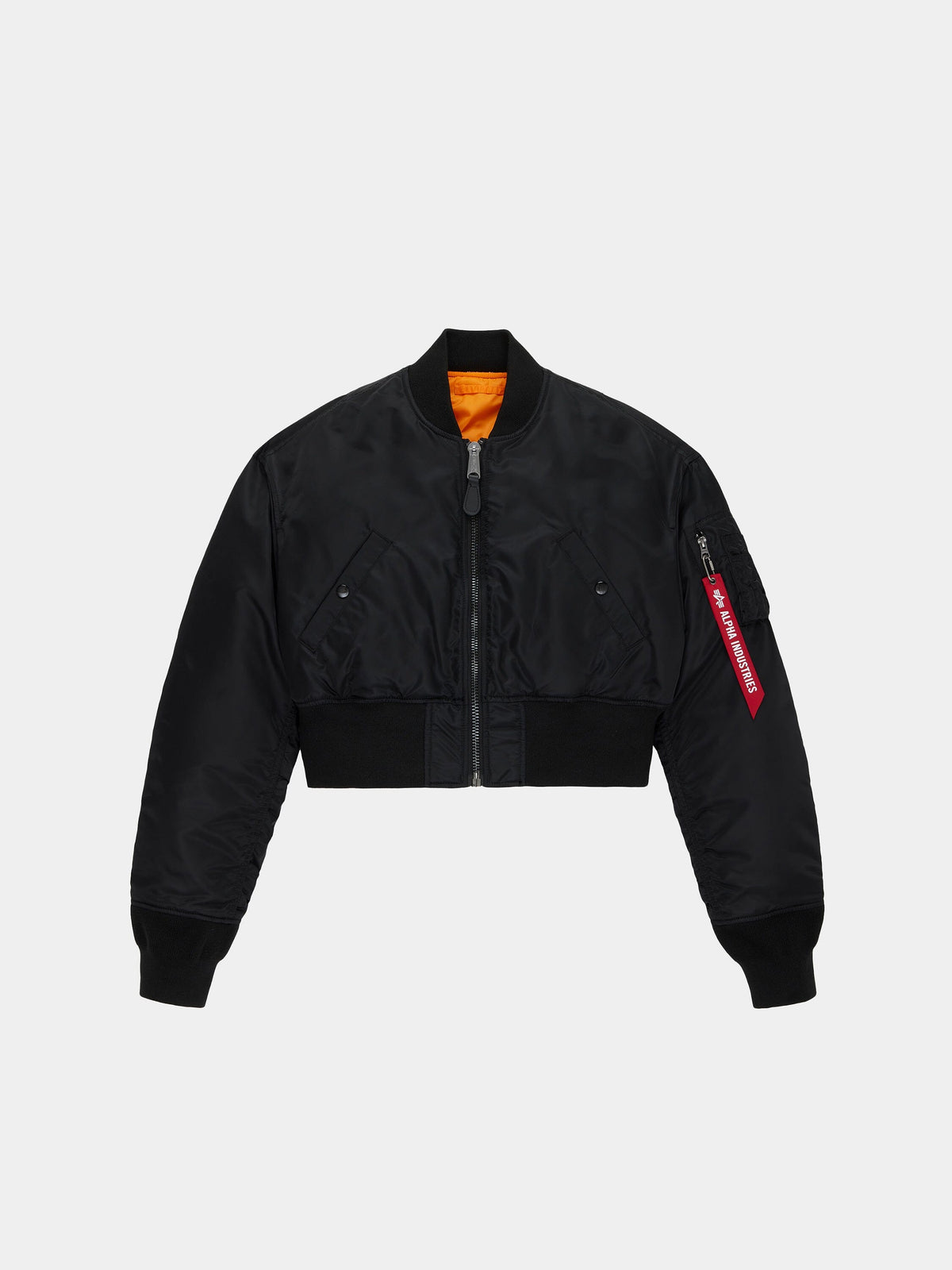 Alpha Ind. - MA-1 Oxford Cropped Flight Jacket - Black