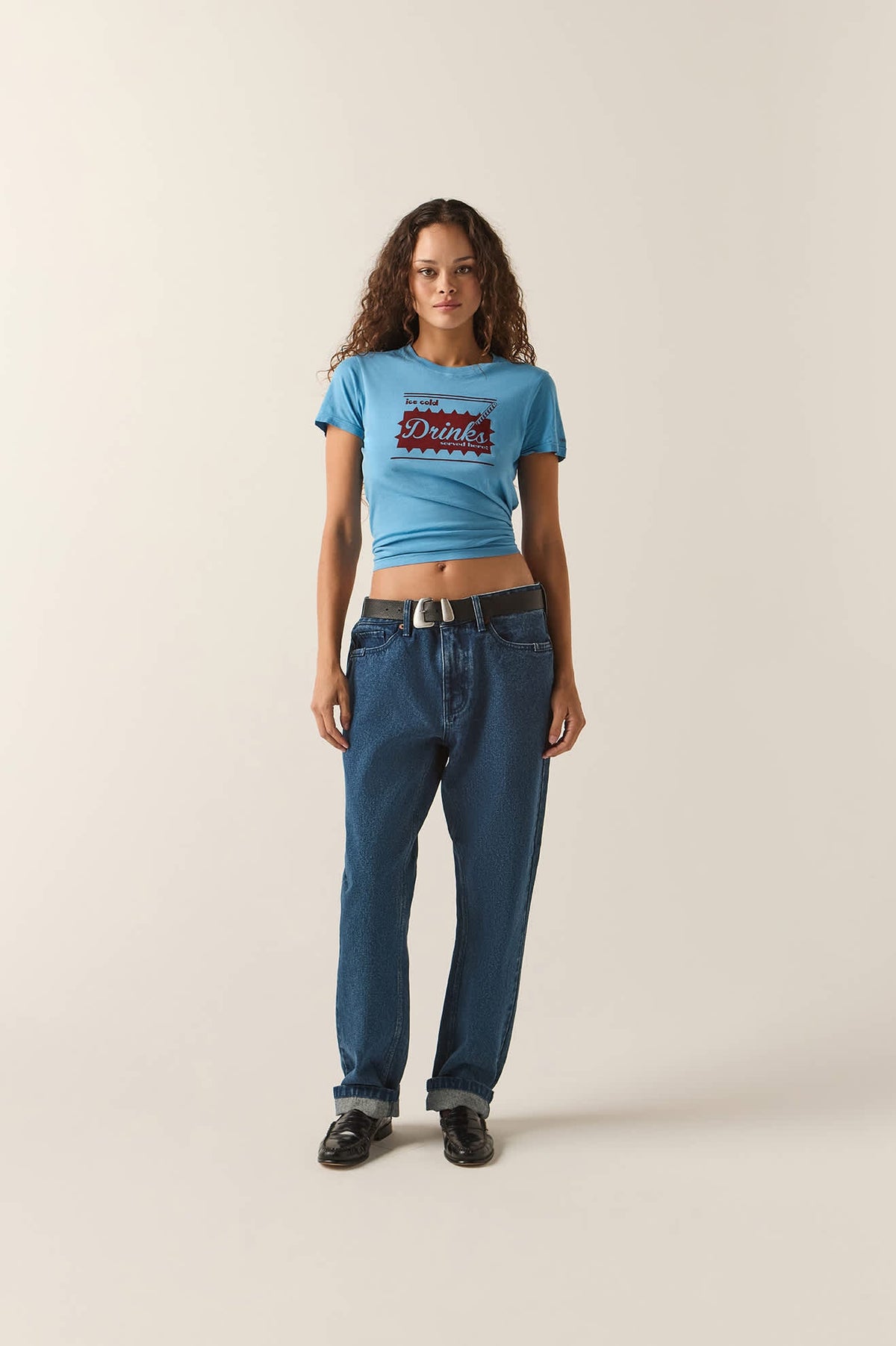 Brixton - Ice Cold Slim Tee - Electric Indigo