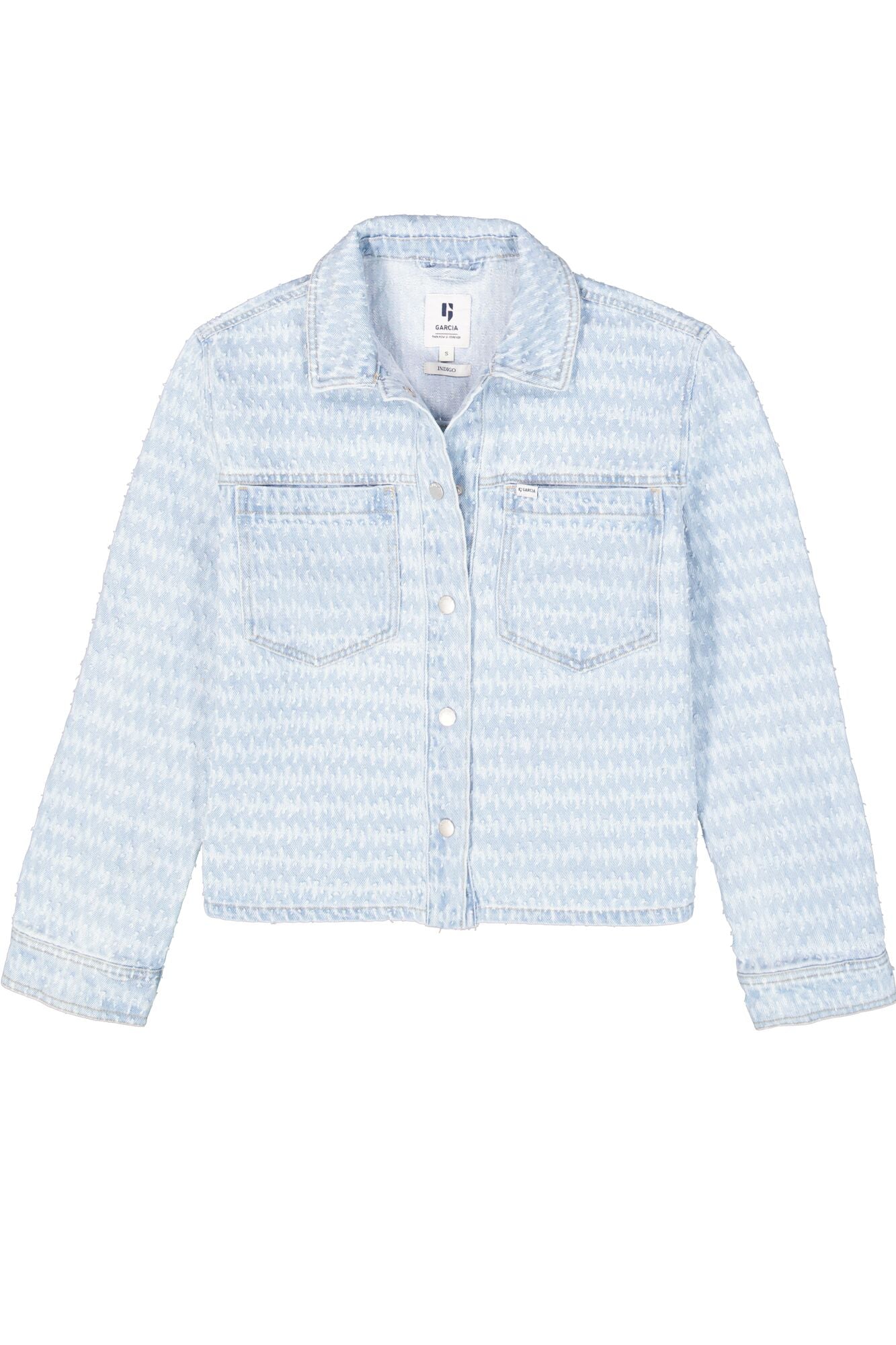 Garcia - Textured Denim Jacket - Light Used