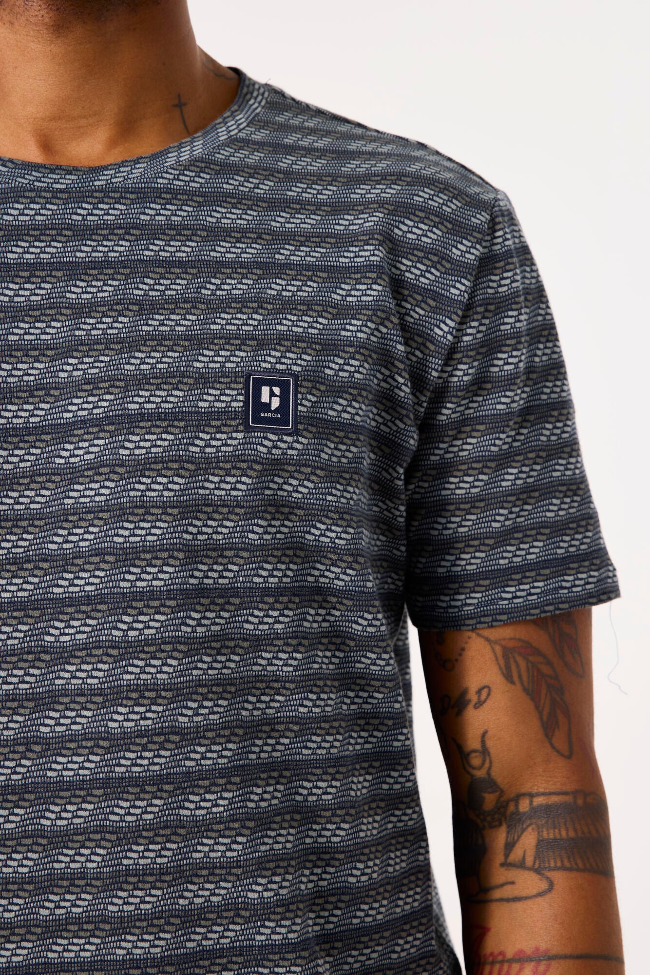 Garcia - Jaquard SS Tee - Sage Green