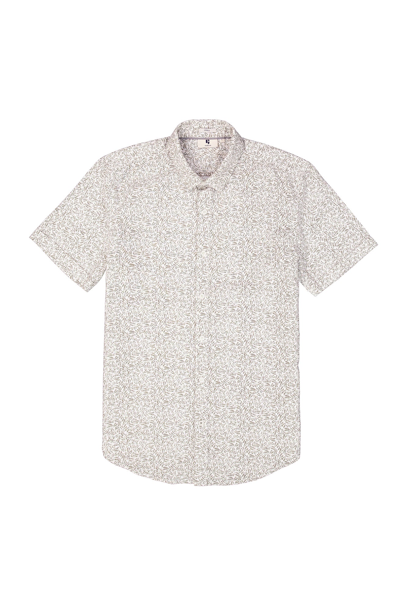 Garcia - Fern Print SS Shirt - White