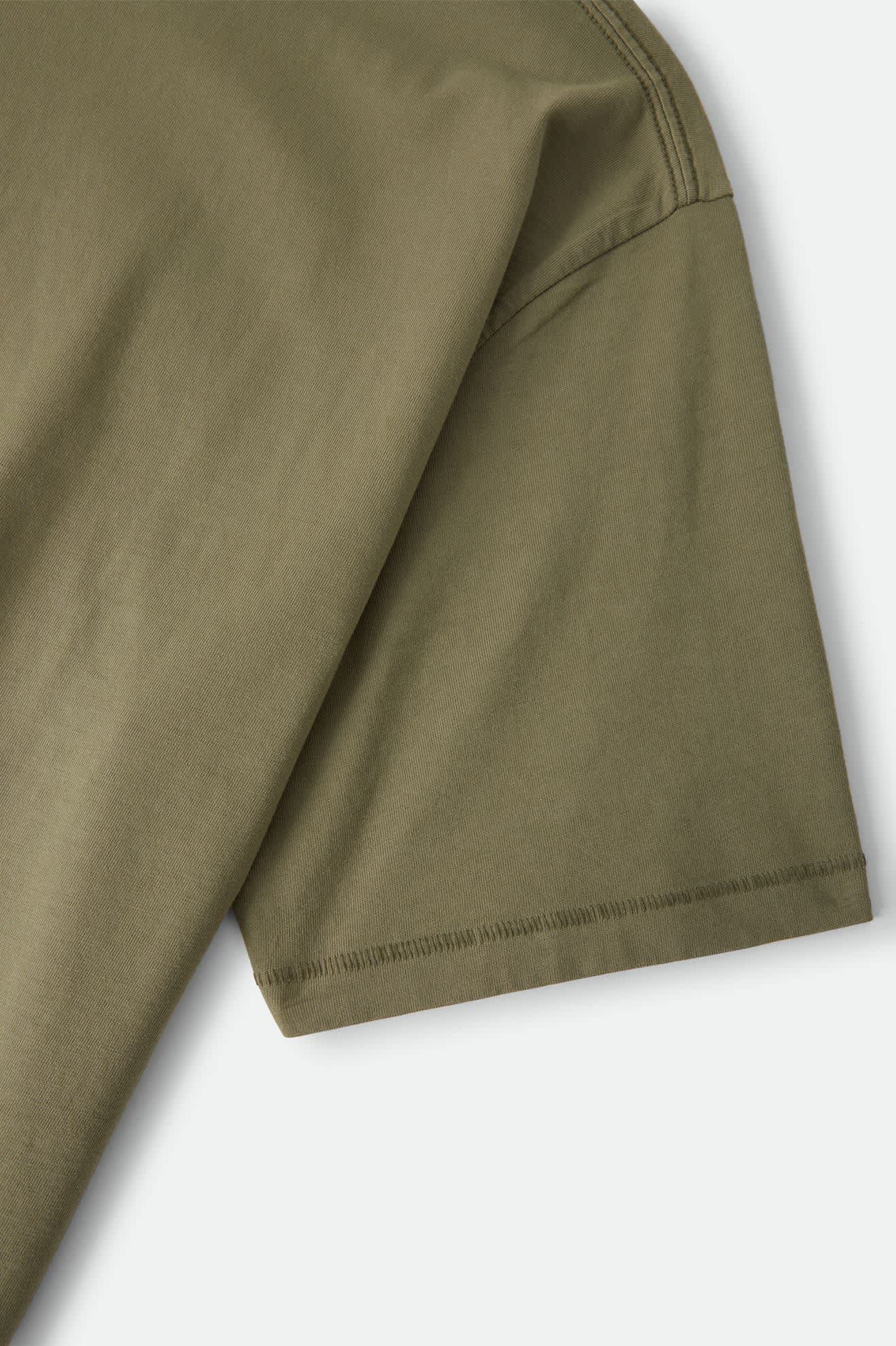 Brixton - Baseline Relaxed Tee - Olive Surplus Vintage Wash