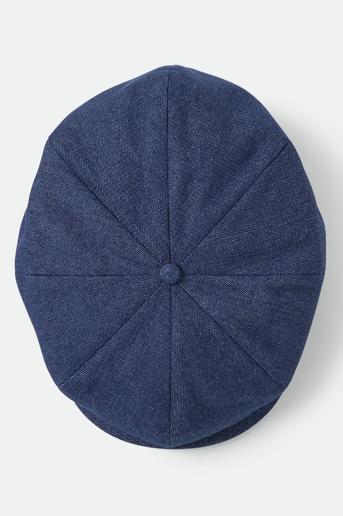 Brixton - Brood Baggy Flannel Snap Cap - Rinse Denim