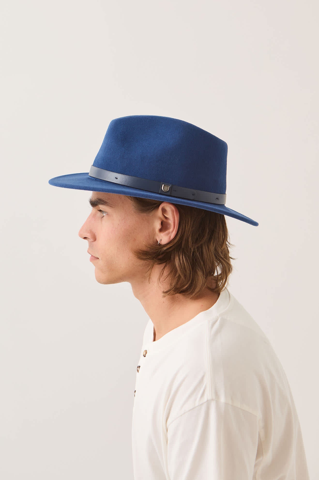Brixton - Messer Fedora - Classic Navy