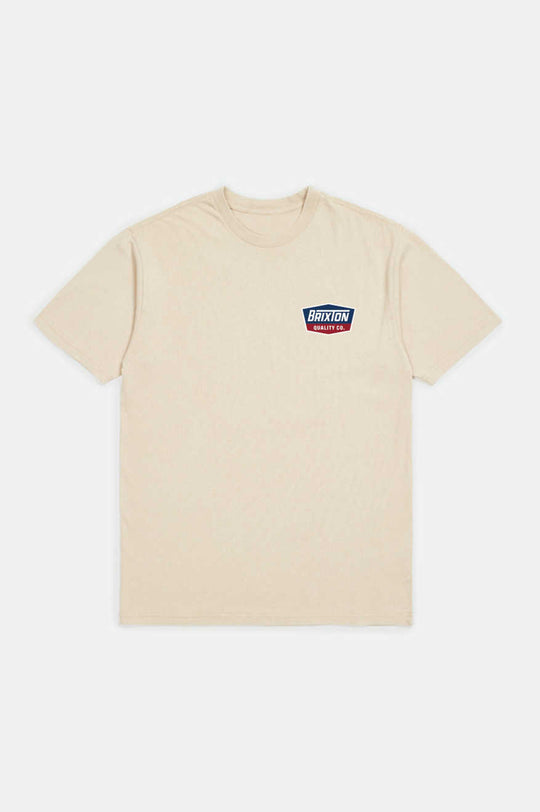 Brixton - Regal SS Standard Tee - Cream/Navy