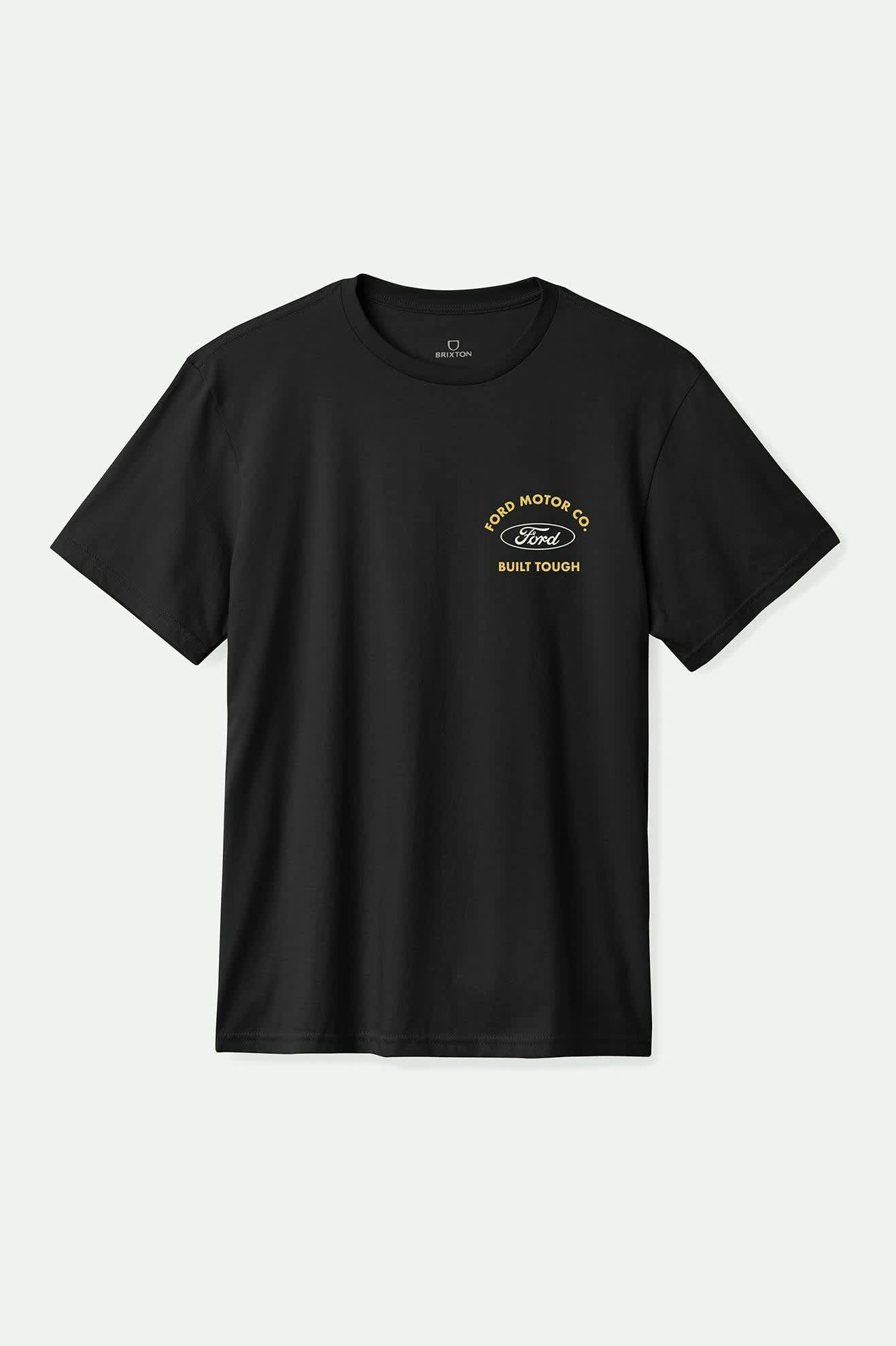 Brixton - Ford Built Tough Tee - Burnt Rubber