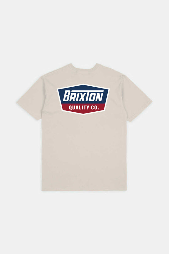 Brixton - Regal SS Standard Tee - Cream/Navy