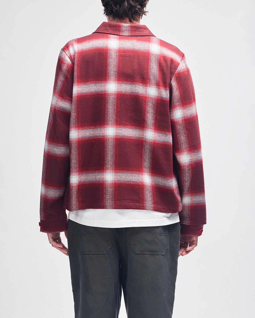 Deus - Frances Checkered Jacket - Ruby Red Check