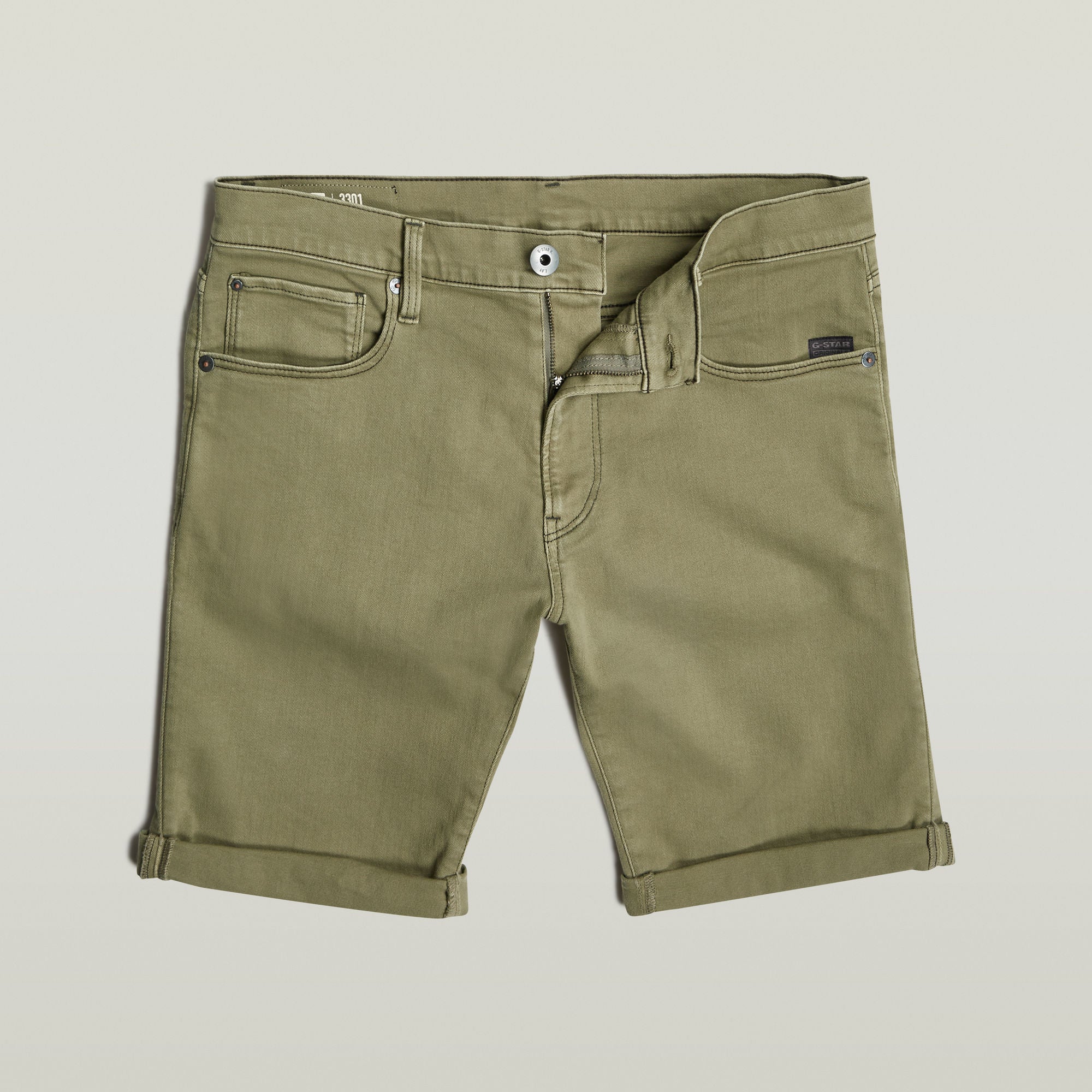 G-Star Raw - 3301 Slim Short - Faded Shamrock GD