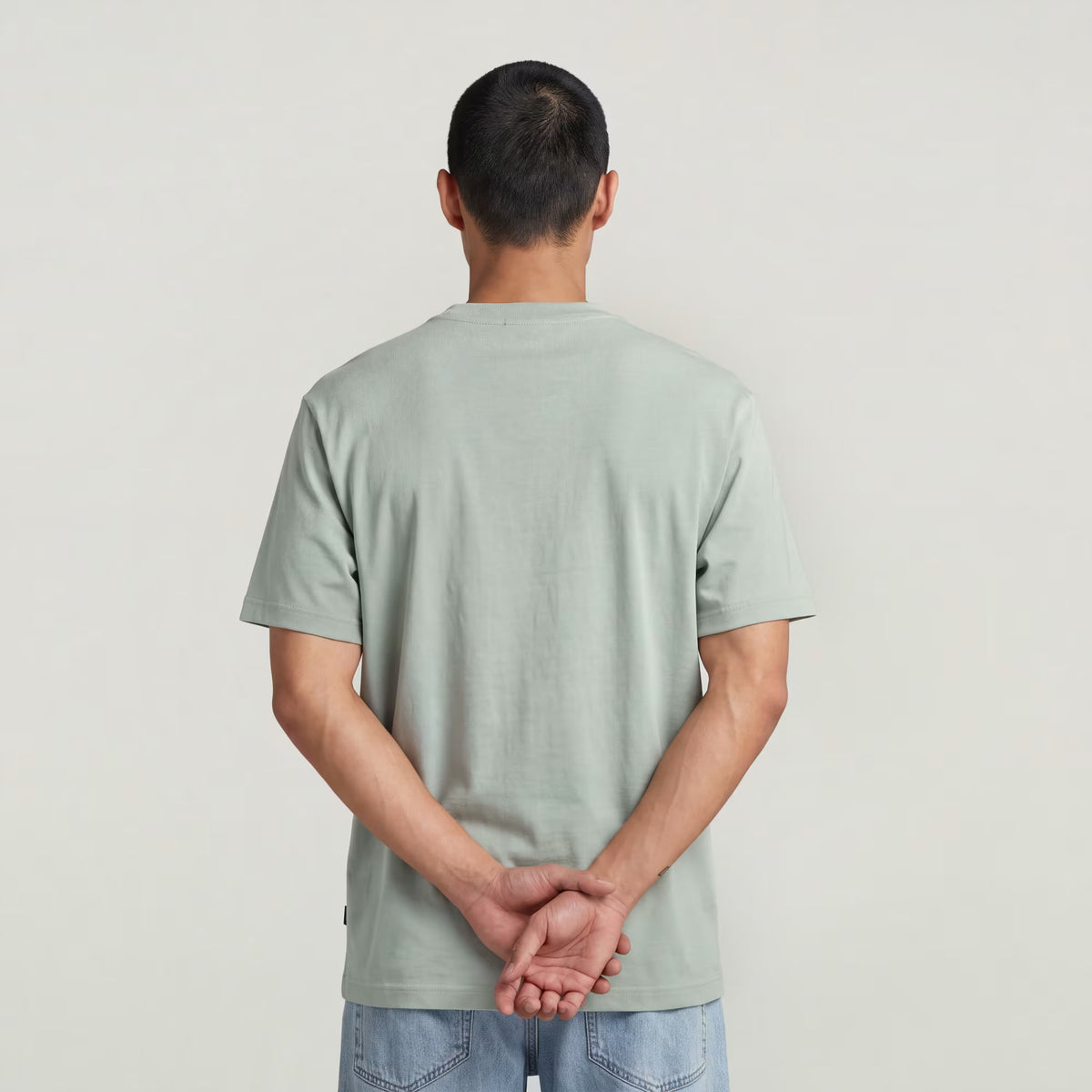 G-Star Raw - 3D Embro Relaxed Tee - Pale Green