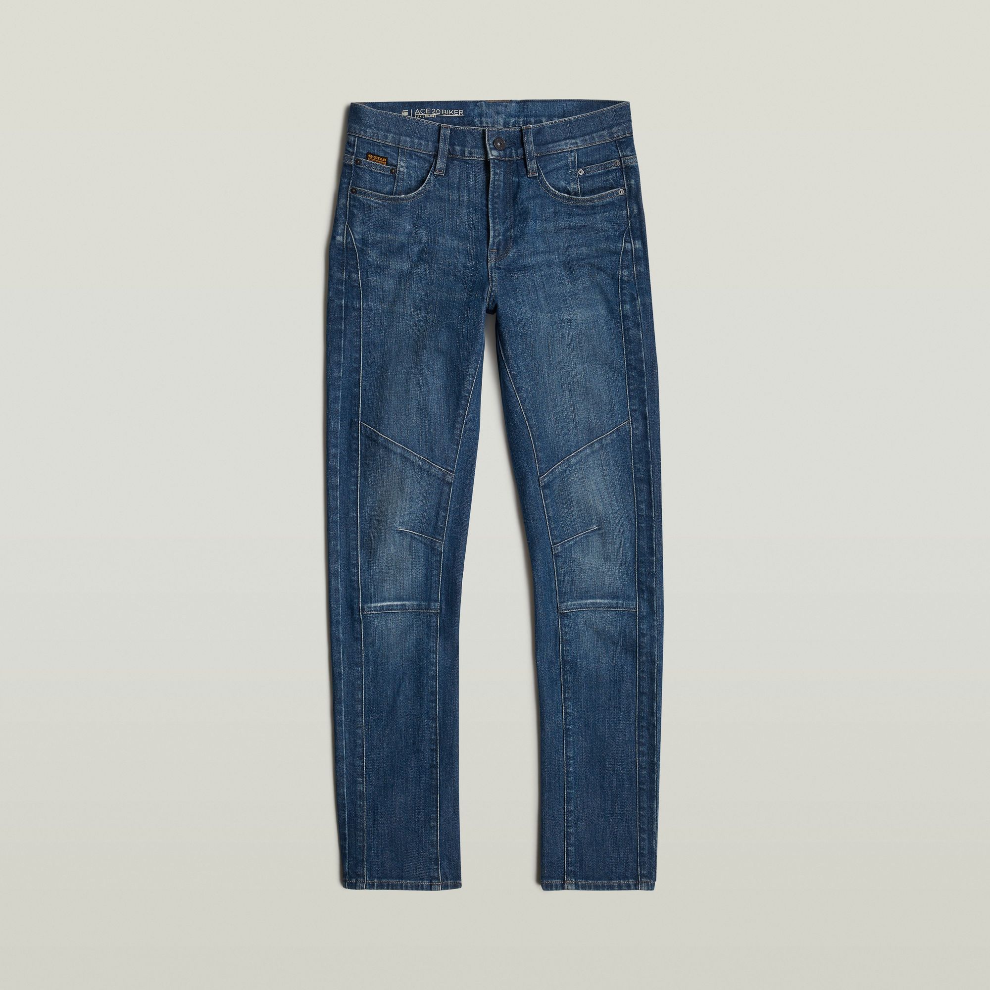 G-Star Raw - Ace 2.0 Biker Slim Straight Jean - Worn In Blizzard