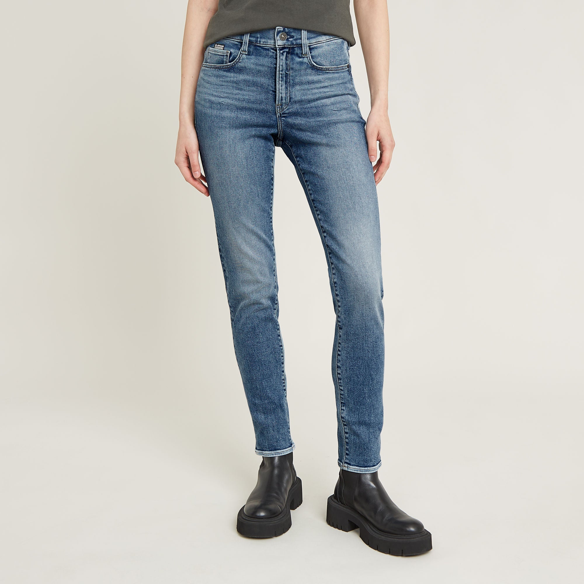 G-Star Raw - Ace 2.0 Slim Straight Jean - Sun Faded Ice Nuclei