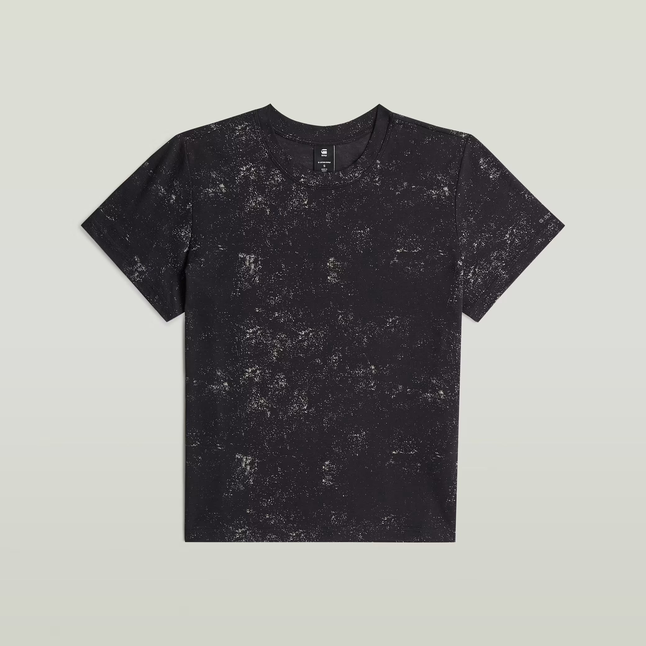 G-Star Raw - Allover Print Tee - Dark Black Wave Spray