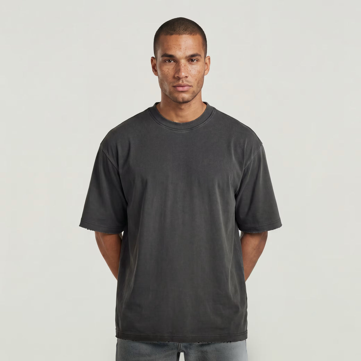 G-Star Raw - Back Graphic Loose Tee - Dark Black GD