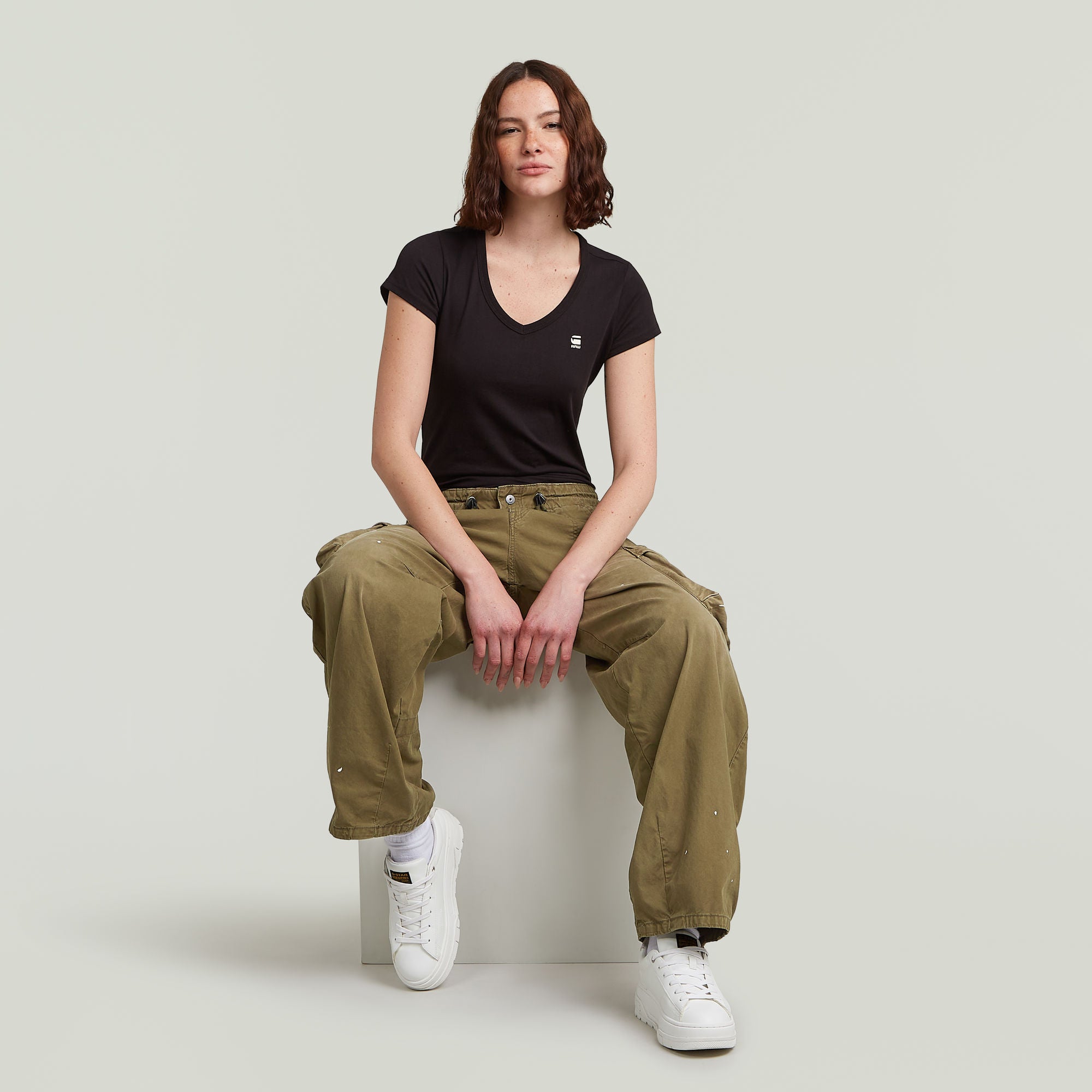 G-Star Raw - Balloon Cargo Pant - Vintage Dust Antic Green GD