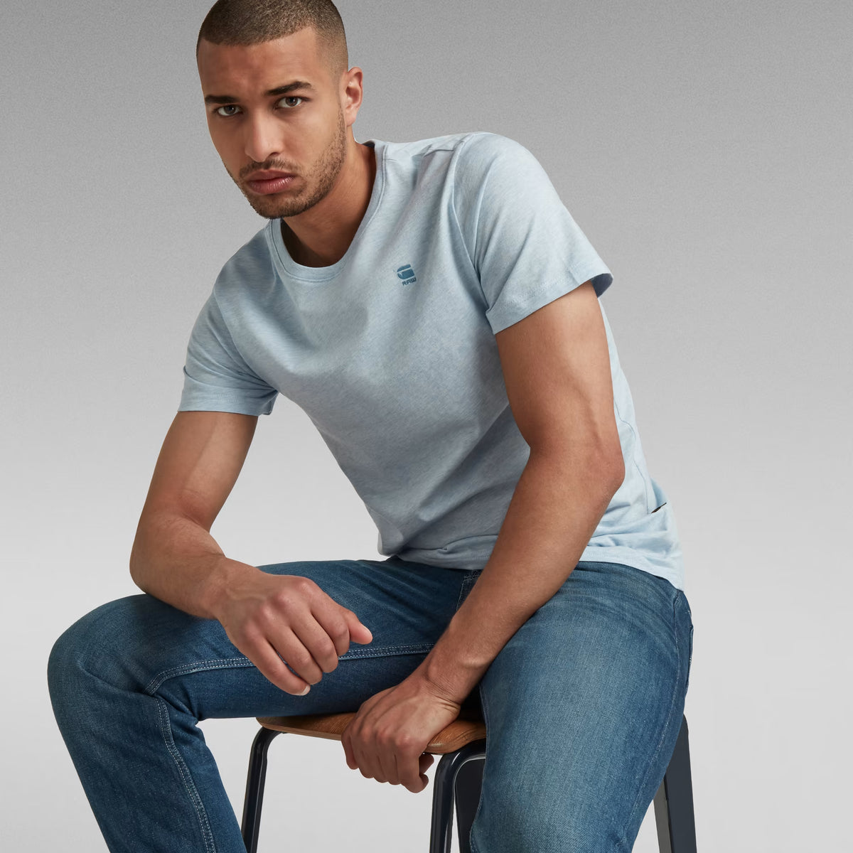 G-Star Raw - Base-S R Tee - Light Wave Heather