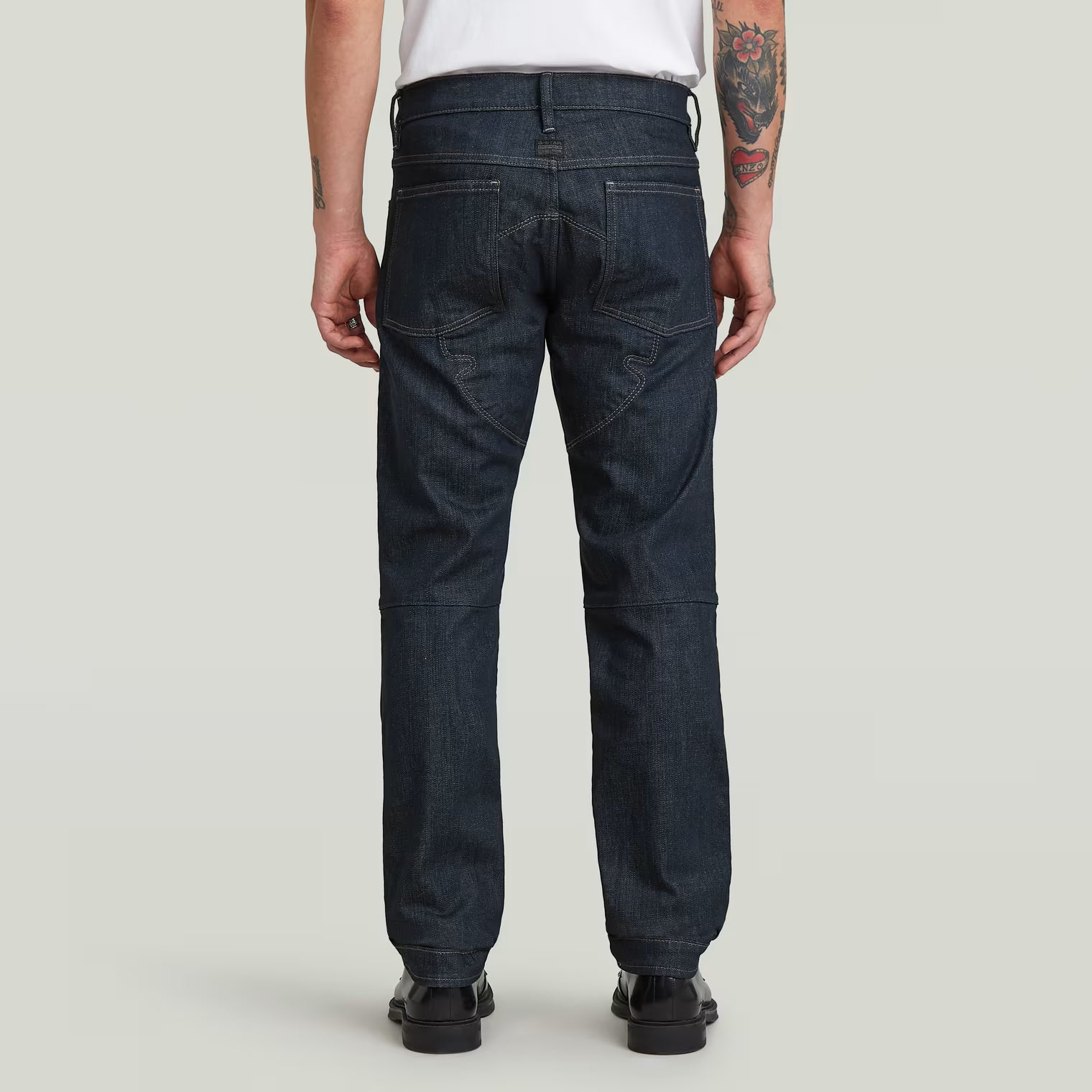 G-Star Raw - Biker Patched 3D Slim Jean - Neo Raw Denim