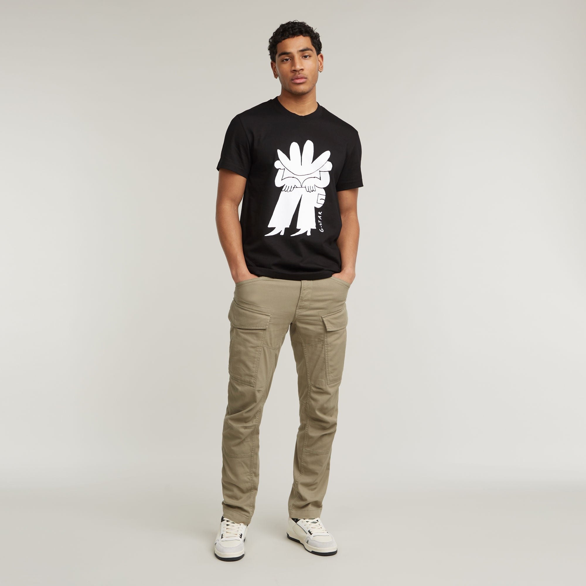 G-Star Raw - Boots Illustration R Tee - Dark Black