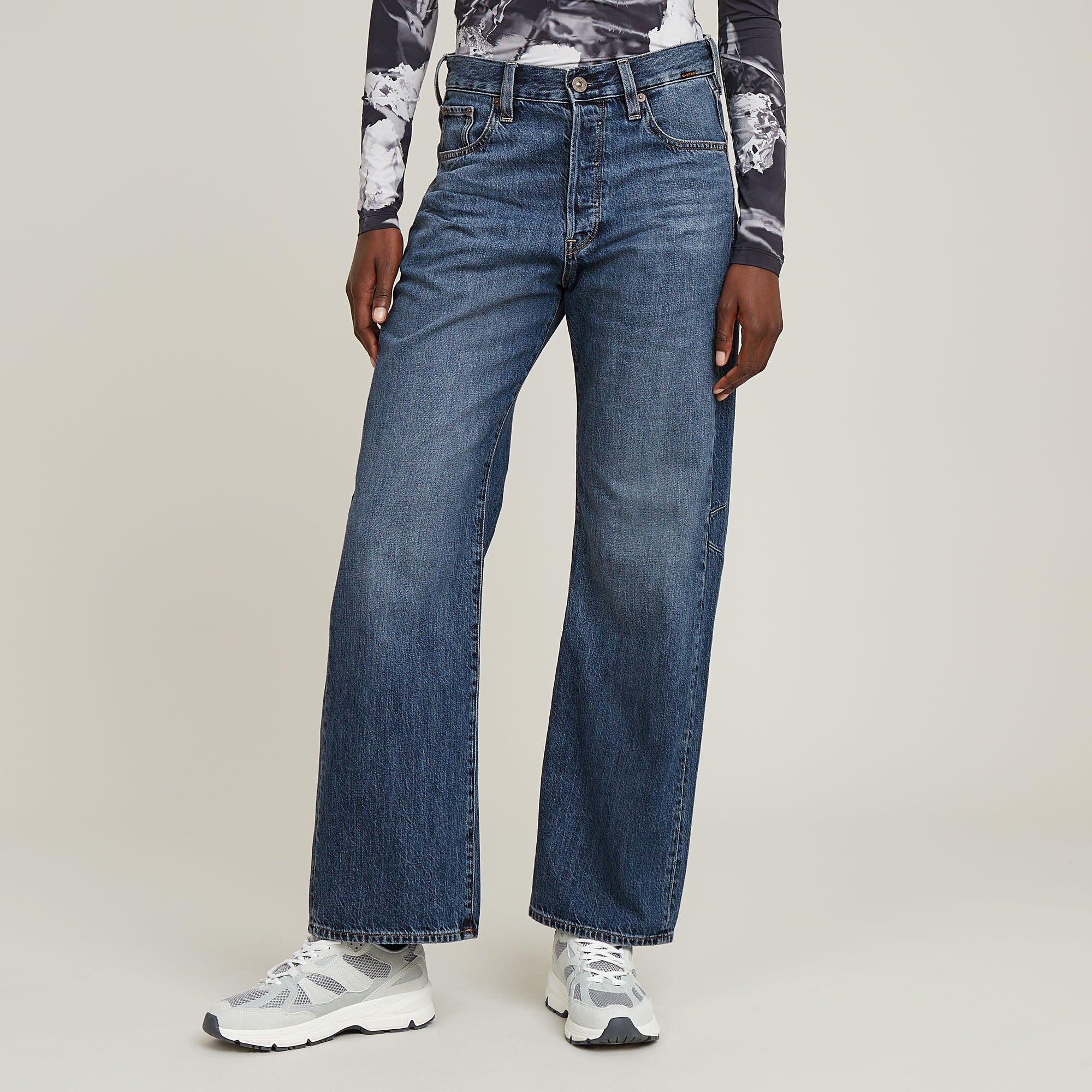 G-Star Raw - Bowey 3D Boyfriend Jean - Faded Cliffside Blue