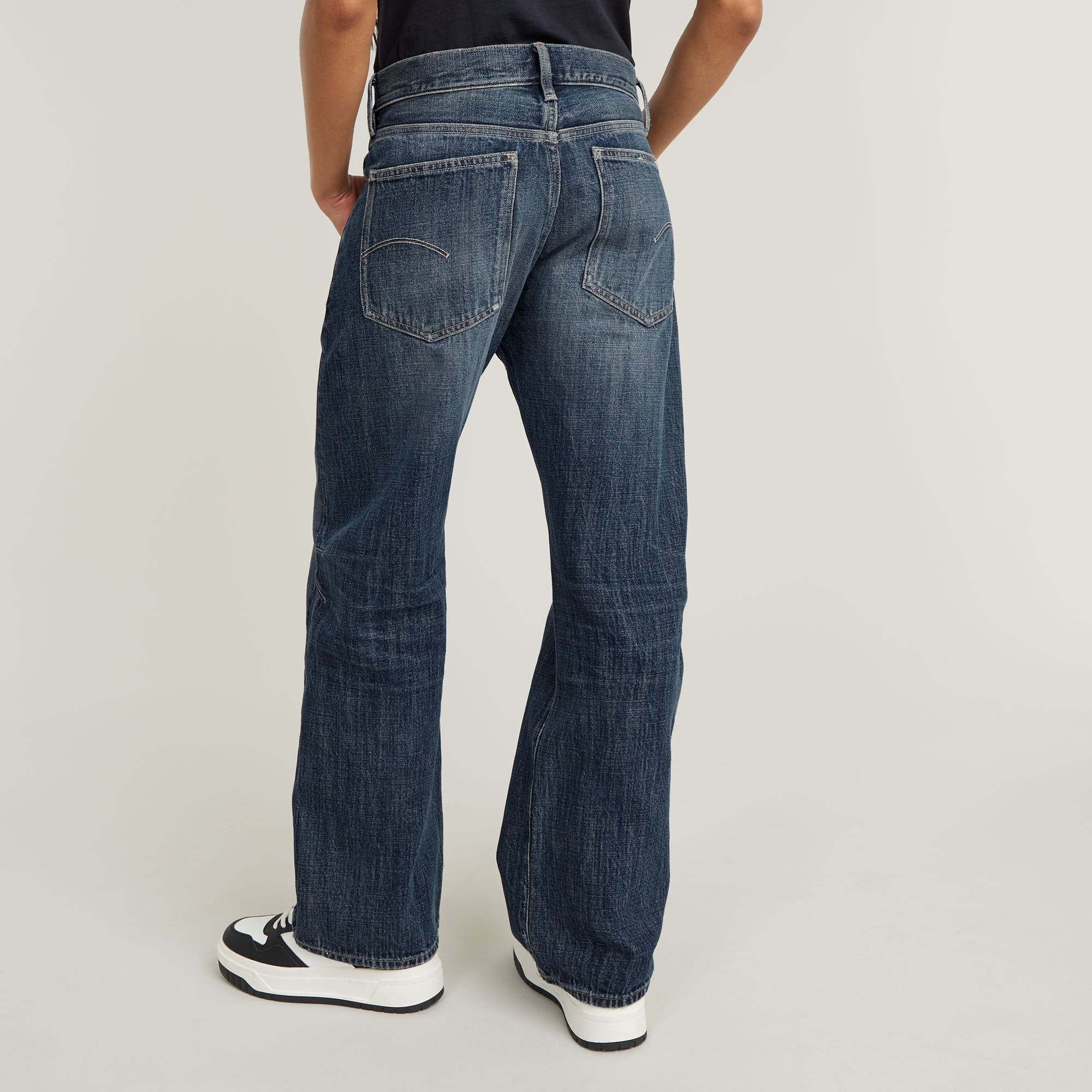 G-Star Raw - Bowey 3D Boyfriend Jean - Antique Faded Blue Heron Restored