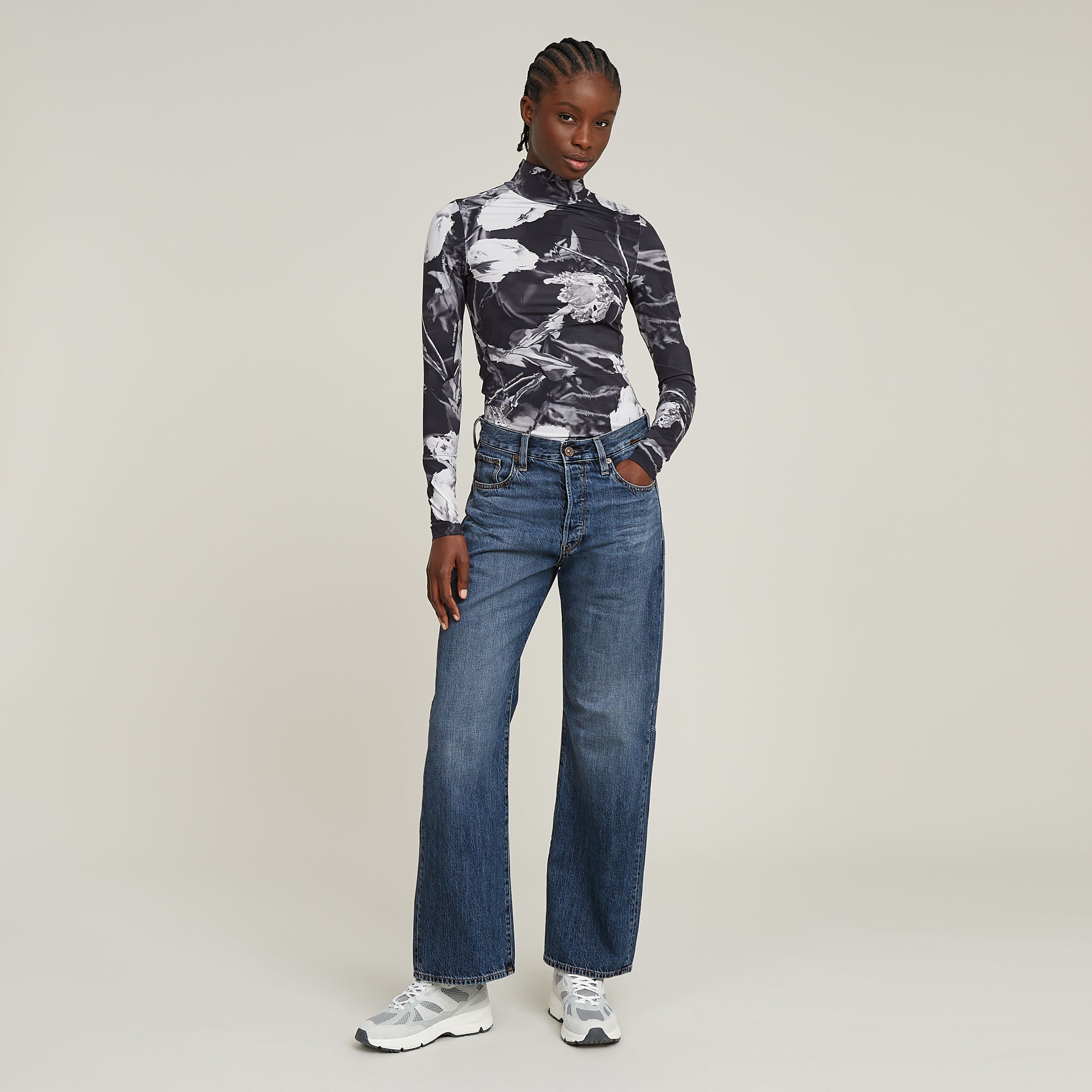 G-Star Raw - Bowey 3D Boyfriend Jean - Faded Cliffside Blue