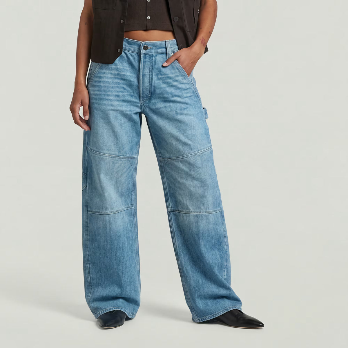 G-Star Raw - Bowey 3D Extreme Carpenter Loose Jean - Antique Faded Moonlit Ocean