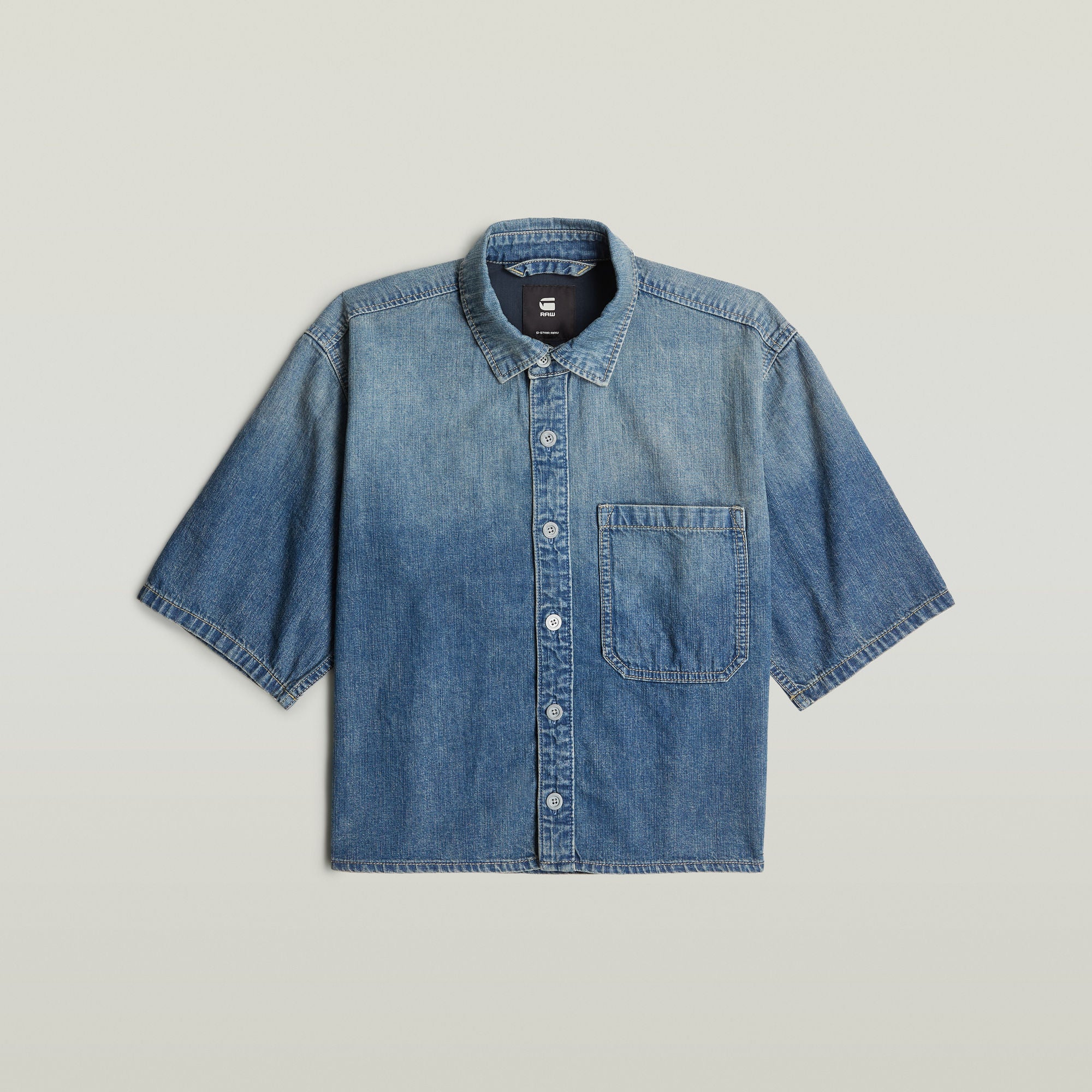 G-Star Raw - Boxy Relaxed SS Shirt - Faded Terme