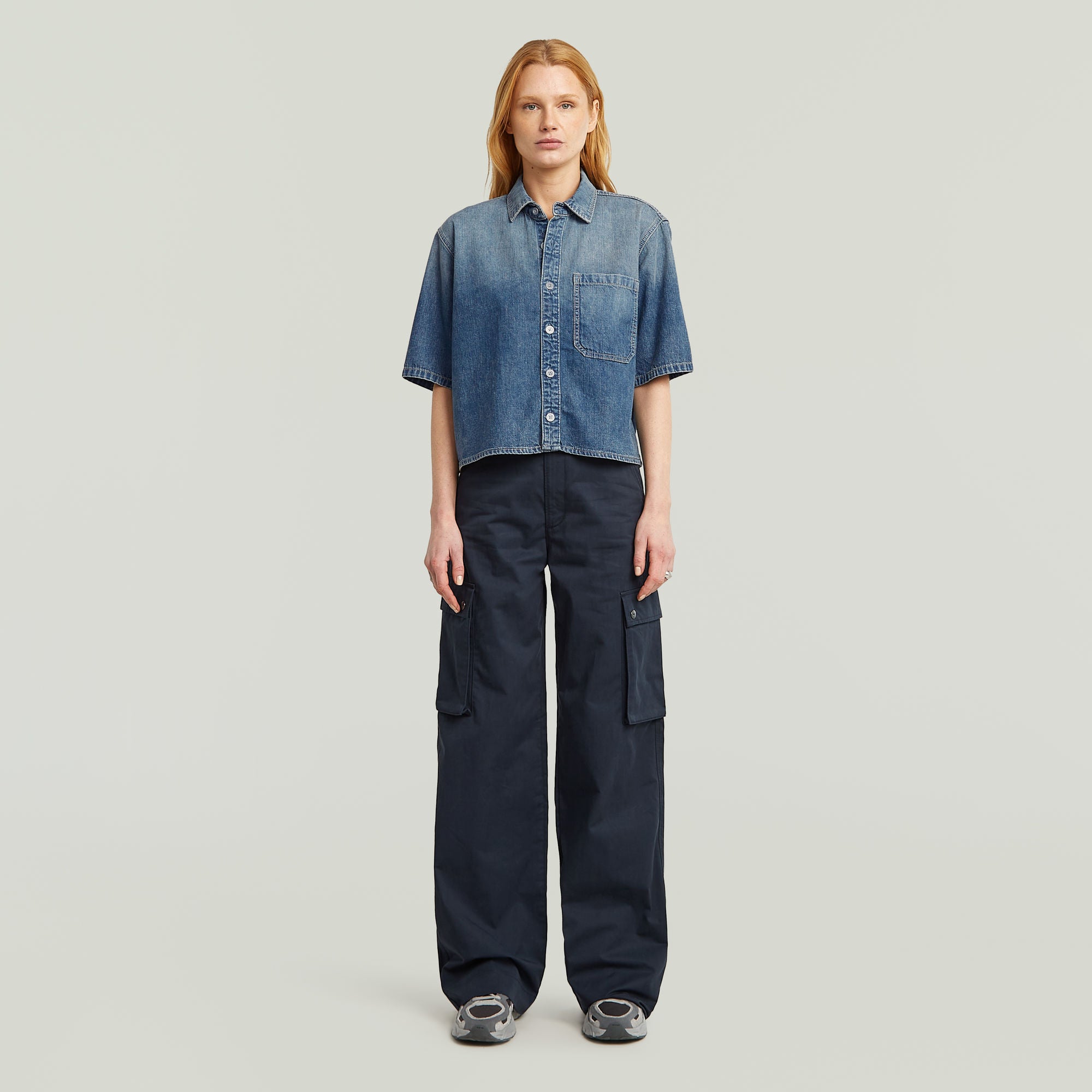 G-Star Raw - Boxy Relaxed SS Shirt - Faded Terme