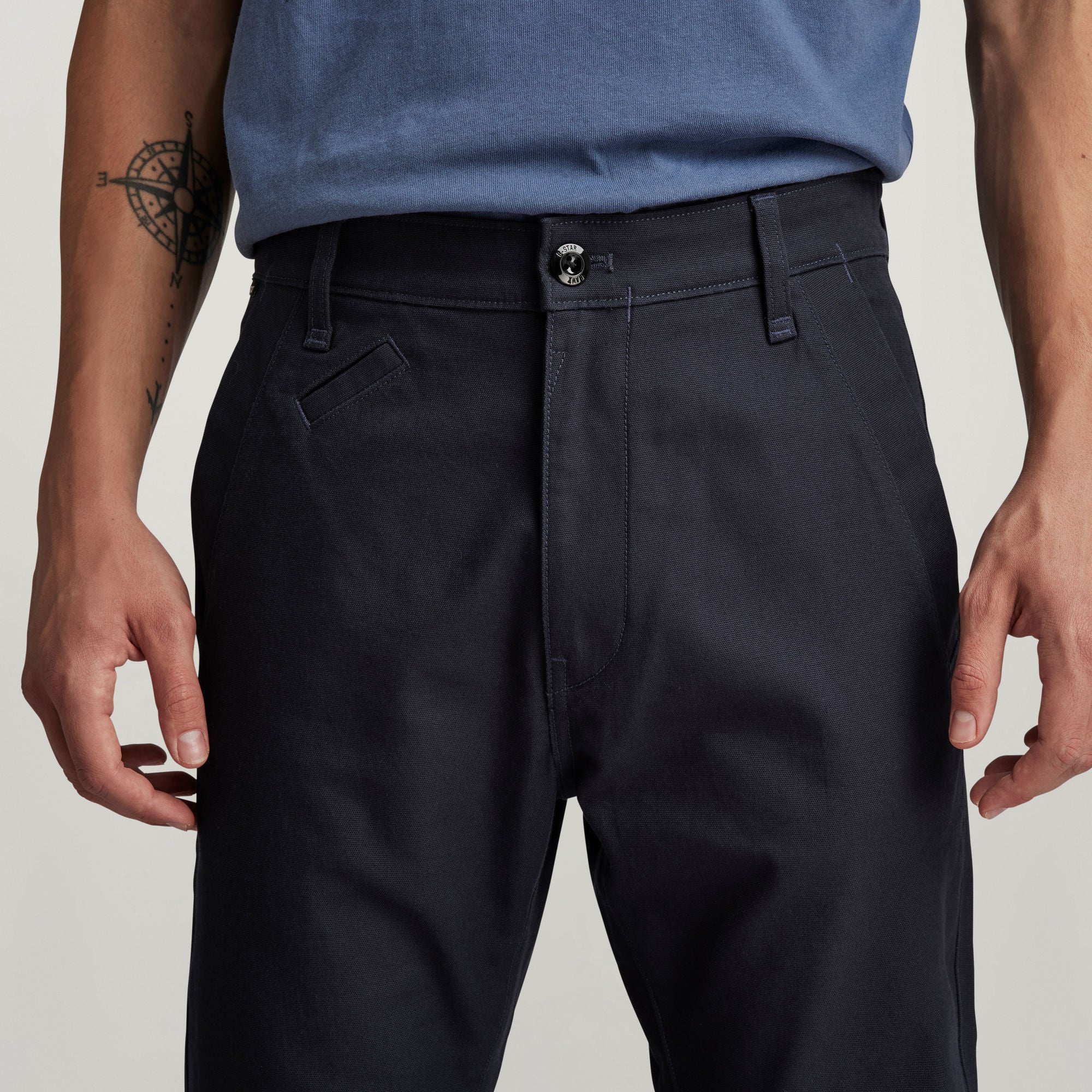 Short Chino G-STAR Bronson 2.0 Slim - Coupe Slim, Poches Passepoilées, Style Décontracté Homme